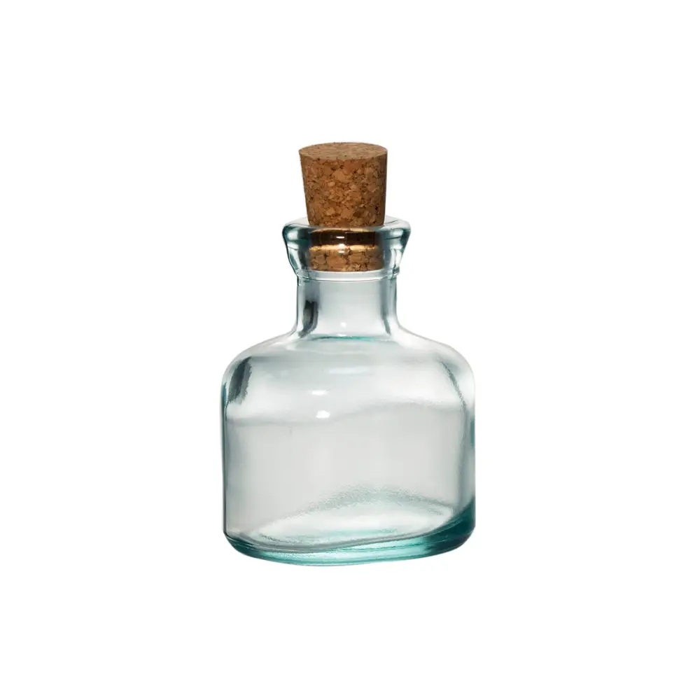 Flacon avec bouchon en liège 12,5 cl (lot de 6)