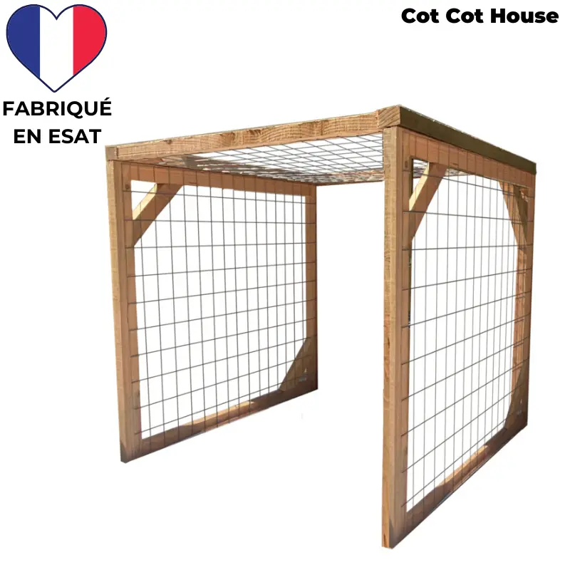 Extension de volière pour poulailler – Cot Cot House