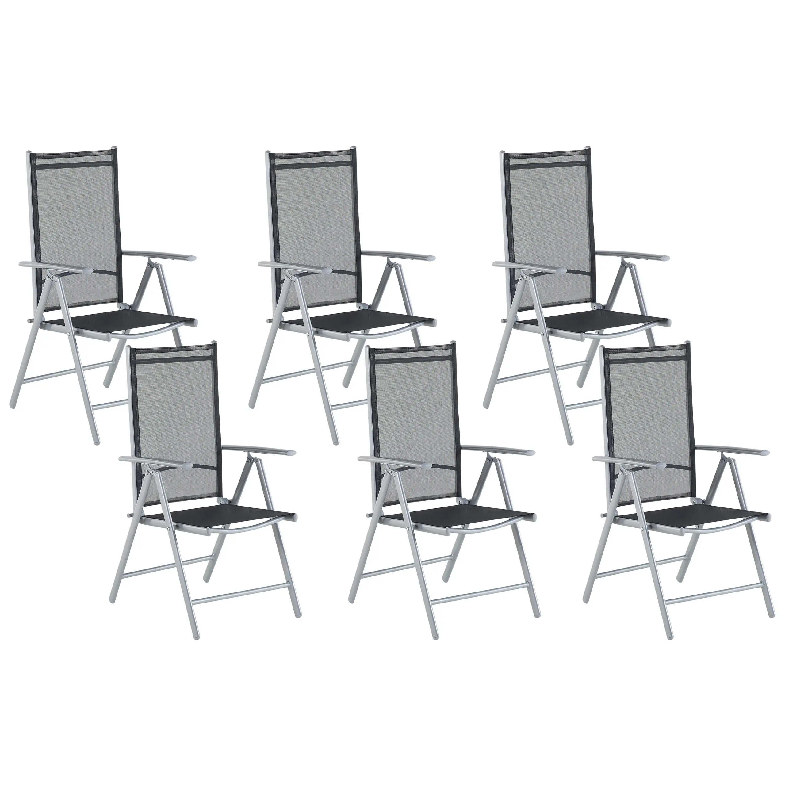 Chaise de salle à manger PVC Noir CATANIA – Beliani