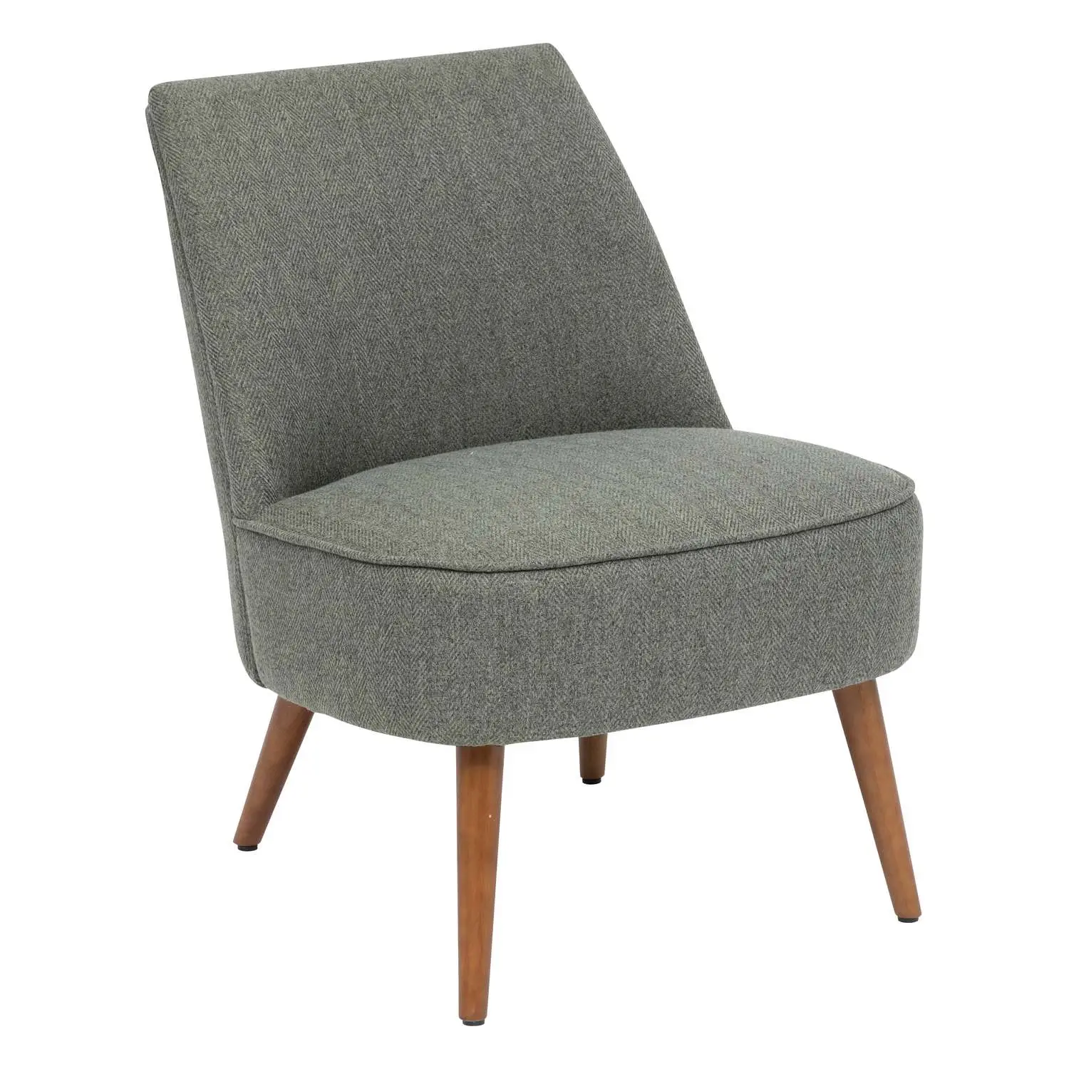 Fauteuil Gary avec pieds en bois – Atmosphera