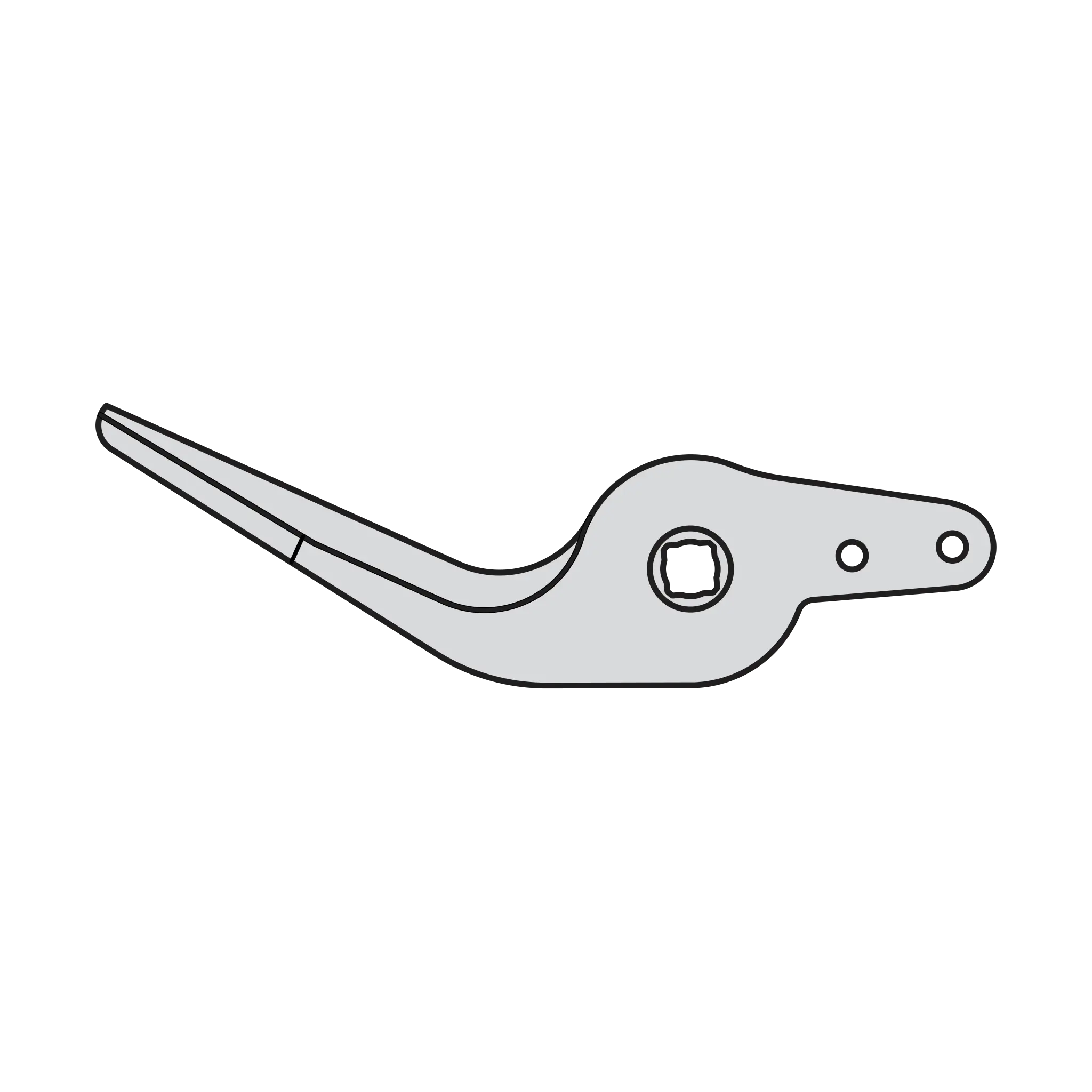 FELCO Contre-lame de rechange 50/4 pour sécateurs à sabots FELCO 50-51