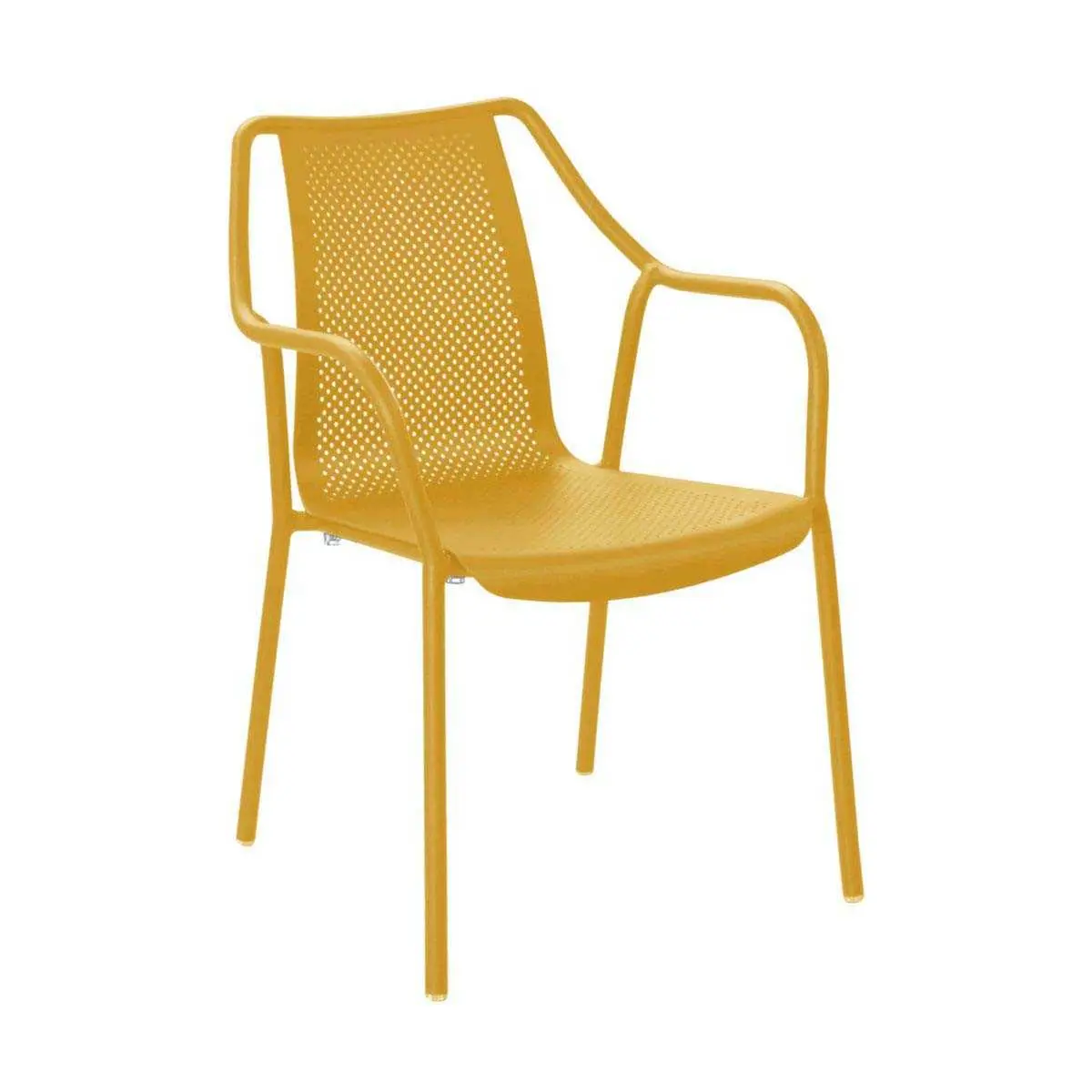 Fauteuil de jardin empilable en aluminium Bari