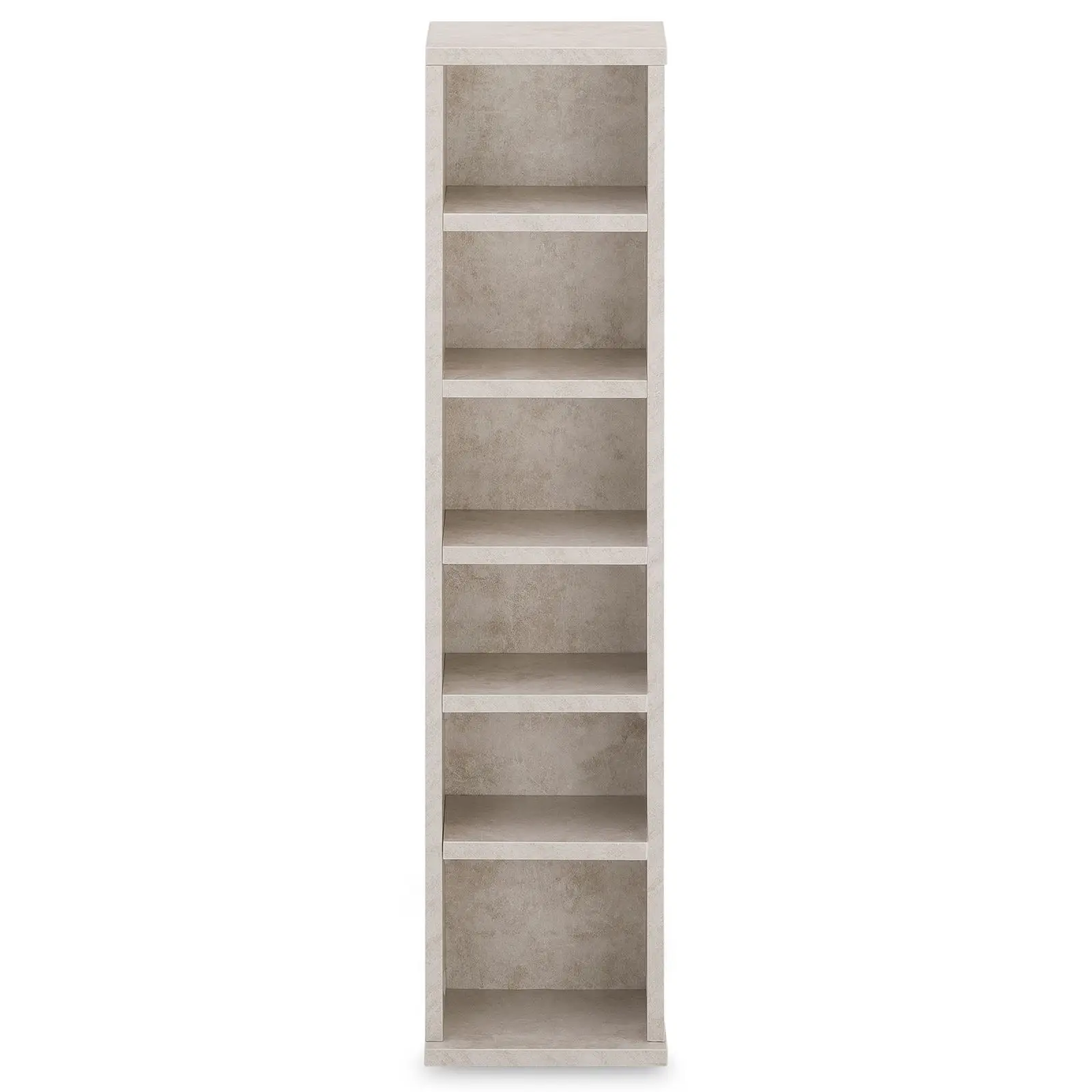 Étagère pour CD et DVD MELODIE, en bois – Coloris béton