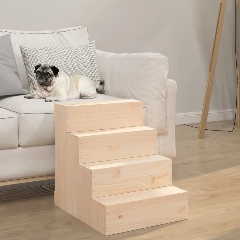 Escalier pour animaux de compagnie 40x49x47 cm Bois de pin vidaXL 822466