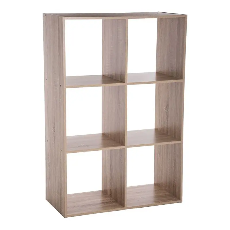 Étagère en bois 6 cases Mix coloris naturel 5five