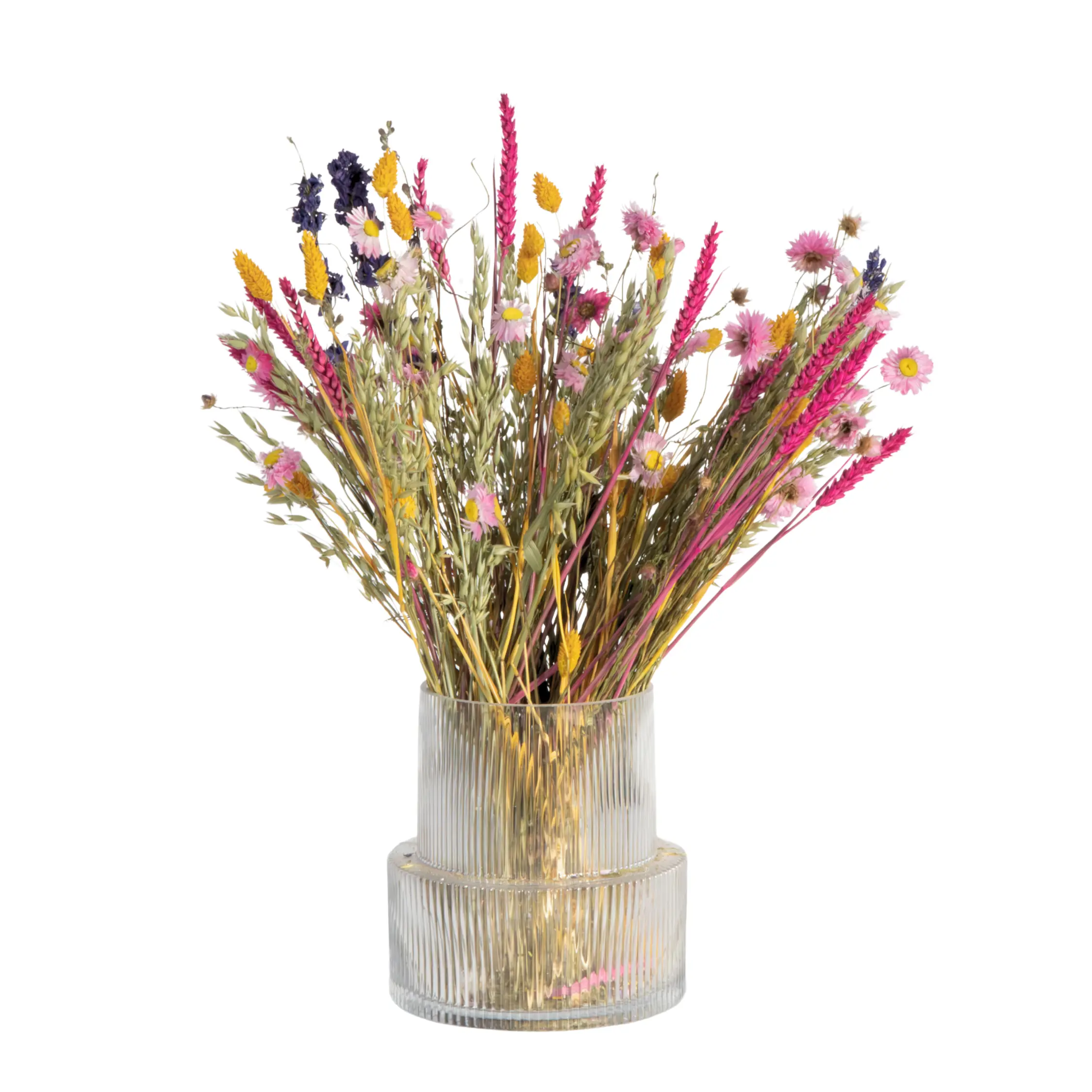 Fleurs séchées – Bouquet ‘Trendy Vibrant’