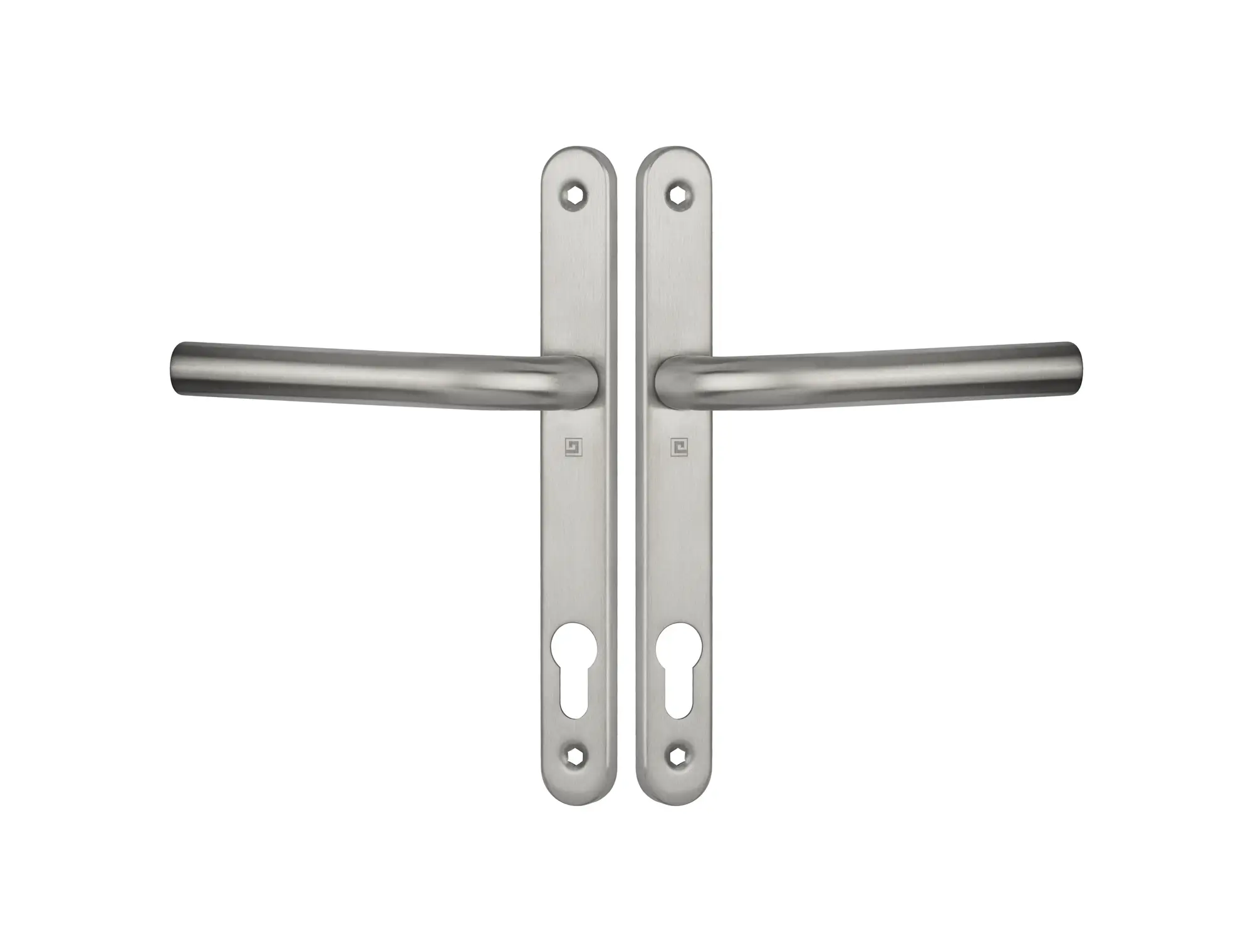 Ensemble double 1194 entraxe 92mm sur plaque étroite clé I – HERACLES – B-INOX-PE02