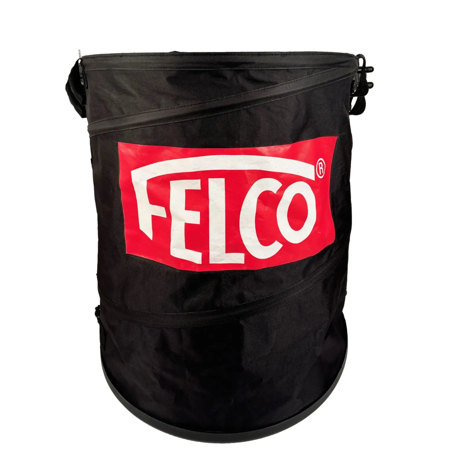 FELCO 483 Sac à feuilles mortes en tissu Oxford résistant – fond renforcé, poignée de transport, poche sécateur, pliable et durable pour déchets verts