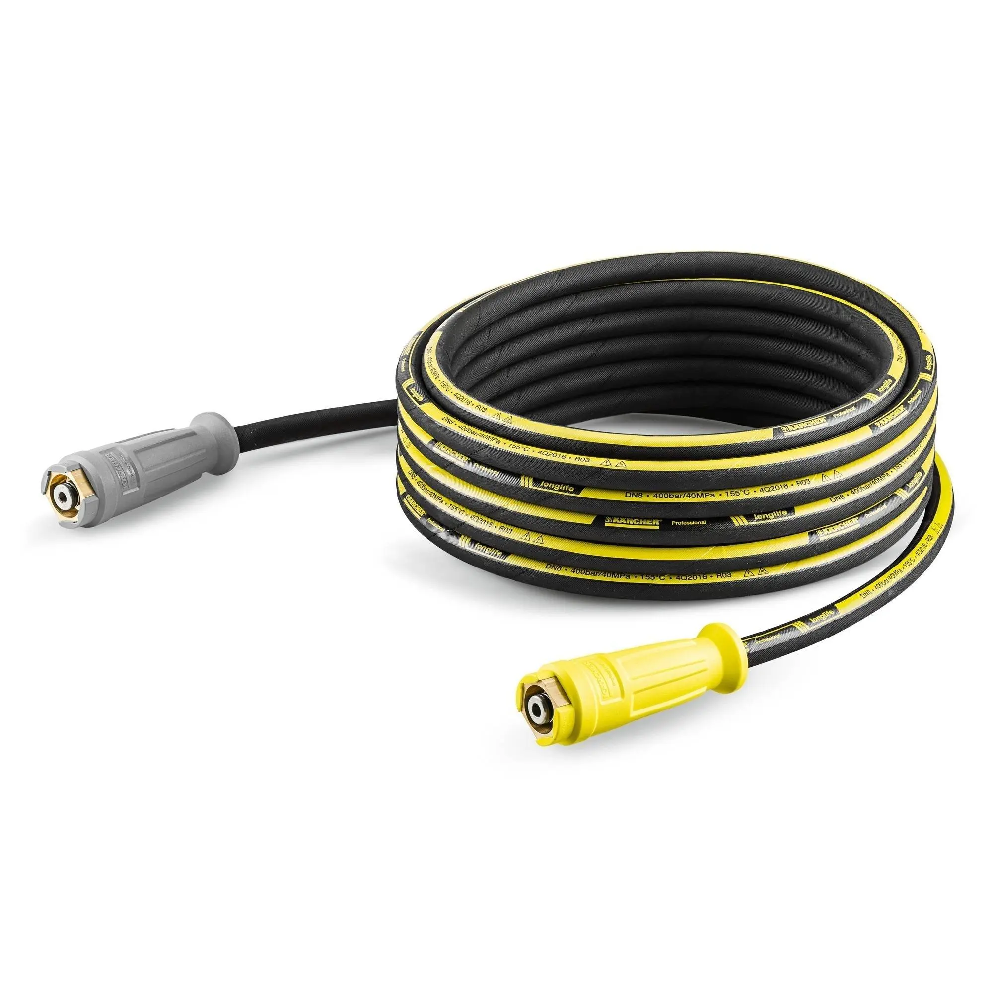 Flexible haute pression Longlife 400, ␍10 m, DN 8, raccord AVS sur le pistolet – 61100380 – Karcher