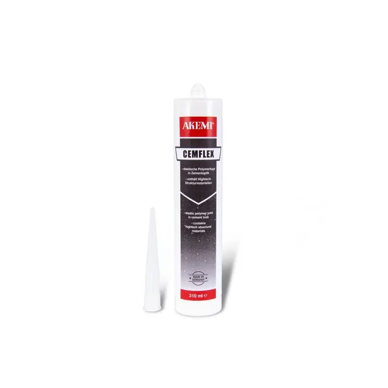 Flexy-zem – Cemflex – Joint polymère élastique – Akemi – Cartouche de 310 ml Anthracite