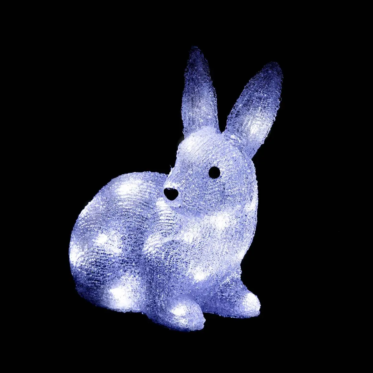 Forme acrylique lapin lumineuse 30 LED H.24cm extérieur FEERIC LIGHTS & CHRISTMAS