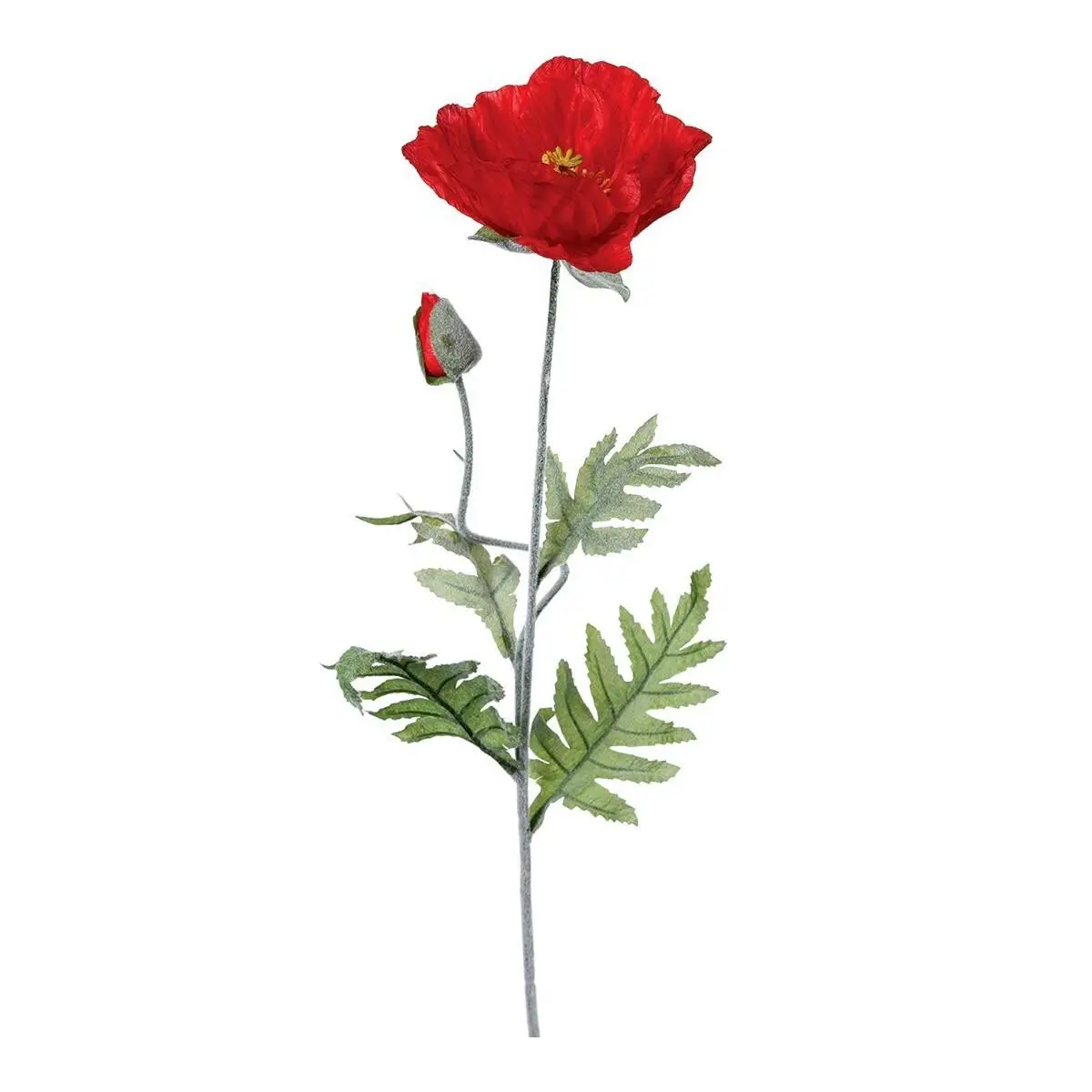 Fleur Artificielle «Coquelicot» 70cm Rouge