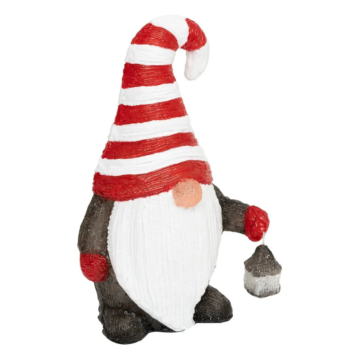 Forme acrylique extérieure gnome solaire 40 LED H.39,5cm FEERIC LIGHTS & CHRISTMAS
