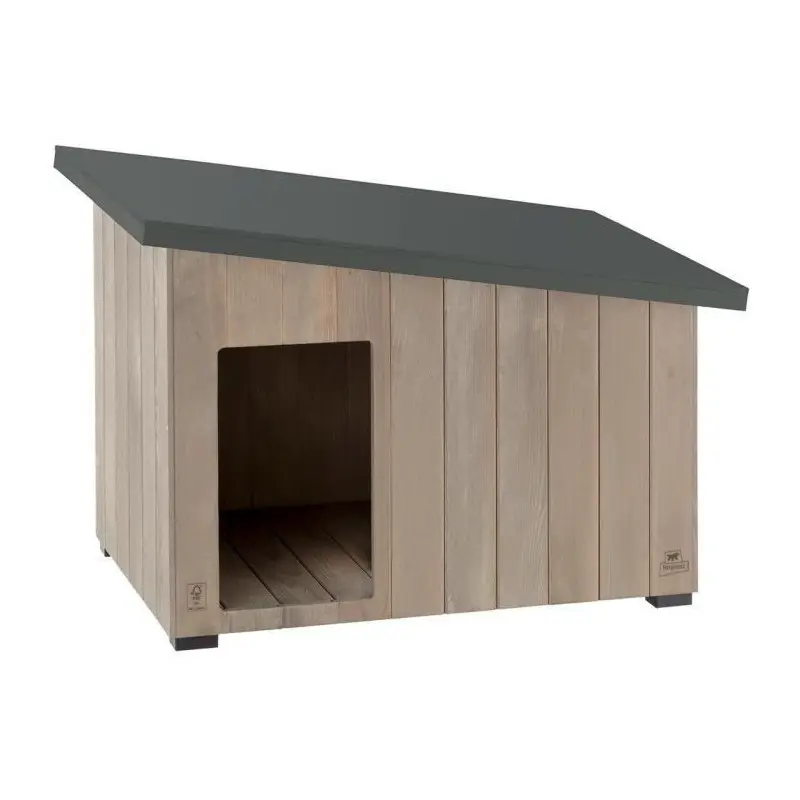 Ferplast – Argo 60 Niche Pour Chien En Bois De Pin Nordique L 57,5 X L 39 X H 46 Cm