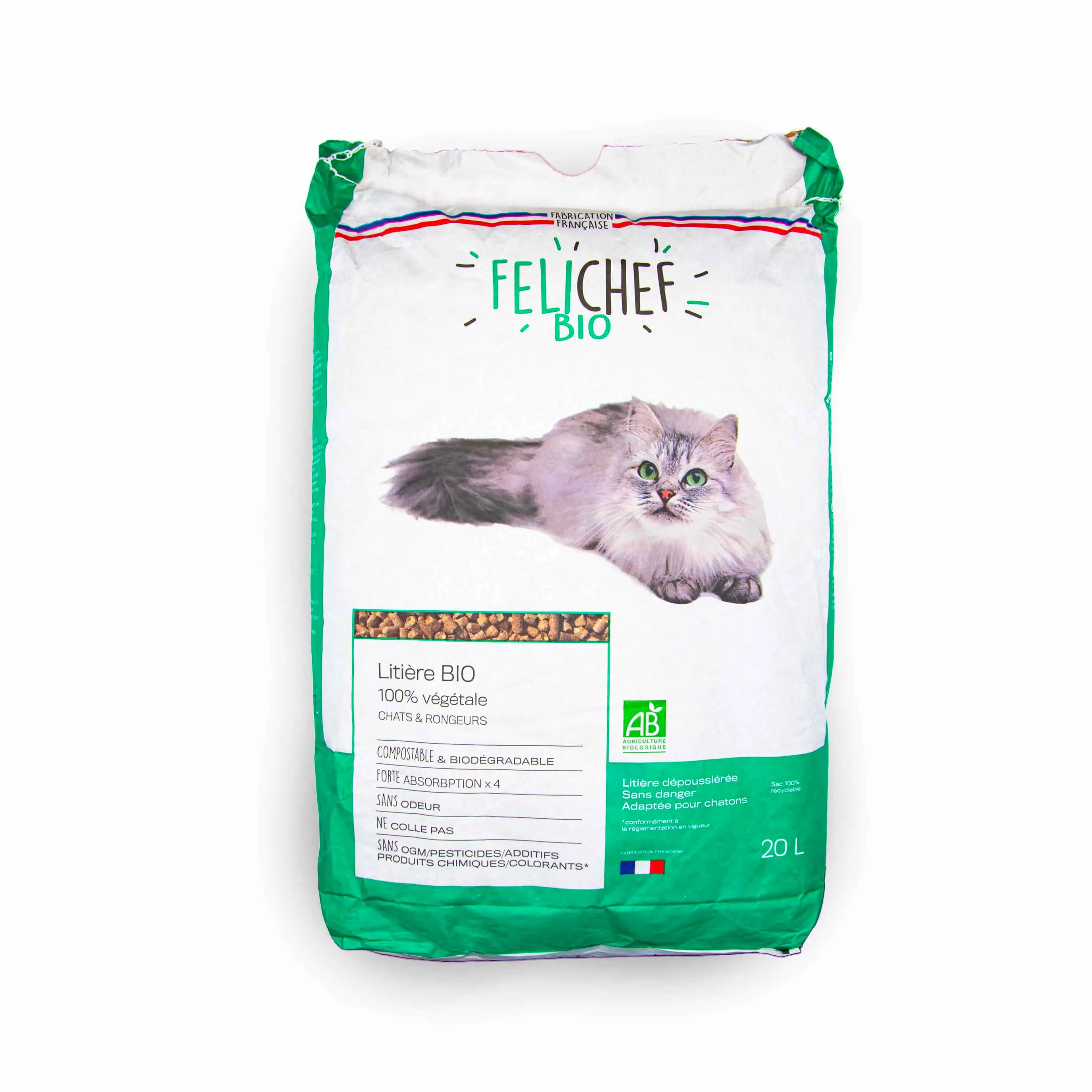 Felichef – Litière Bio 100% végétale
