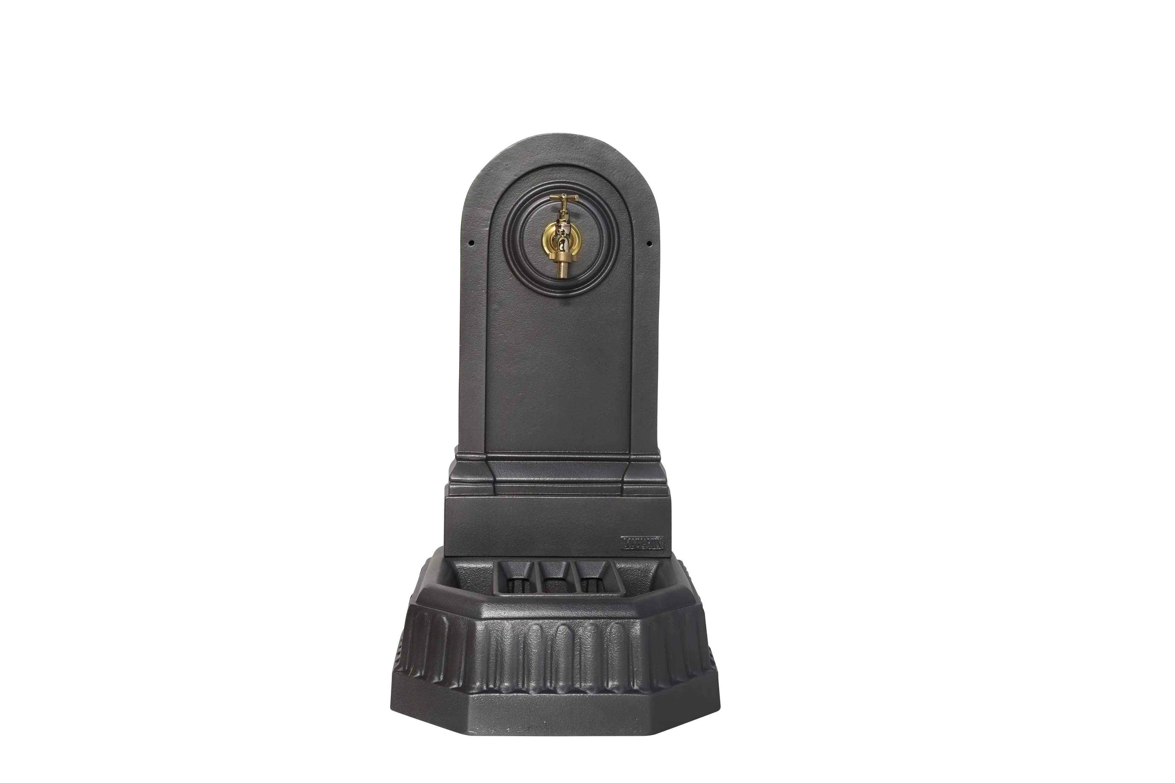 Fontaine citadine gris 4111 avec robinet standard Dommartin H. 70cm X L. 35cm