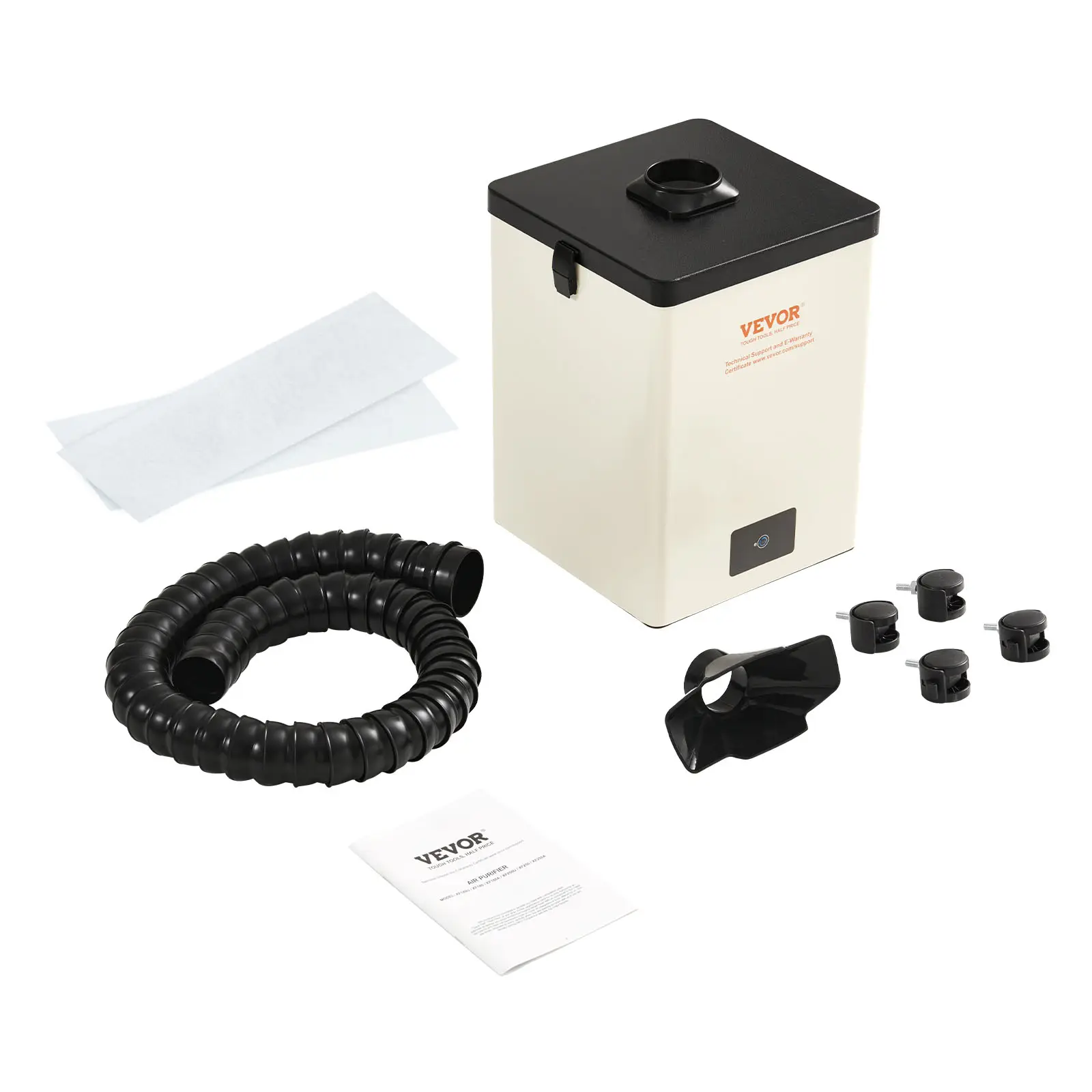VEVOR Extracteur fumée soudage 150W, filtre 3 couches, débit 332 m³/h, compact, soudure/gravure.