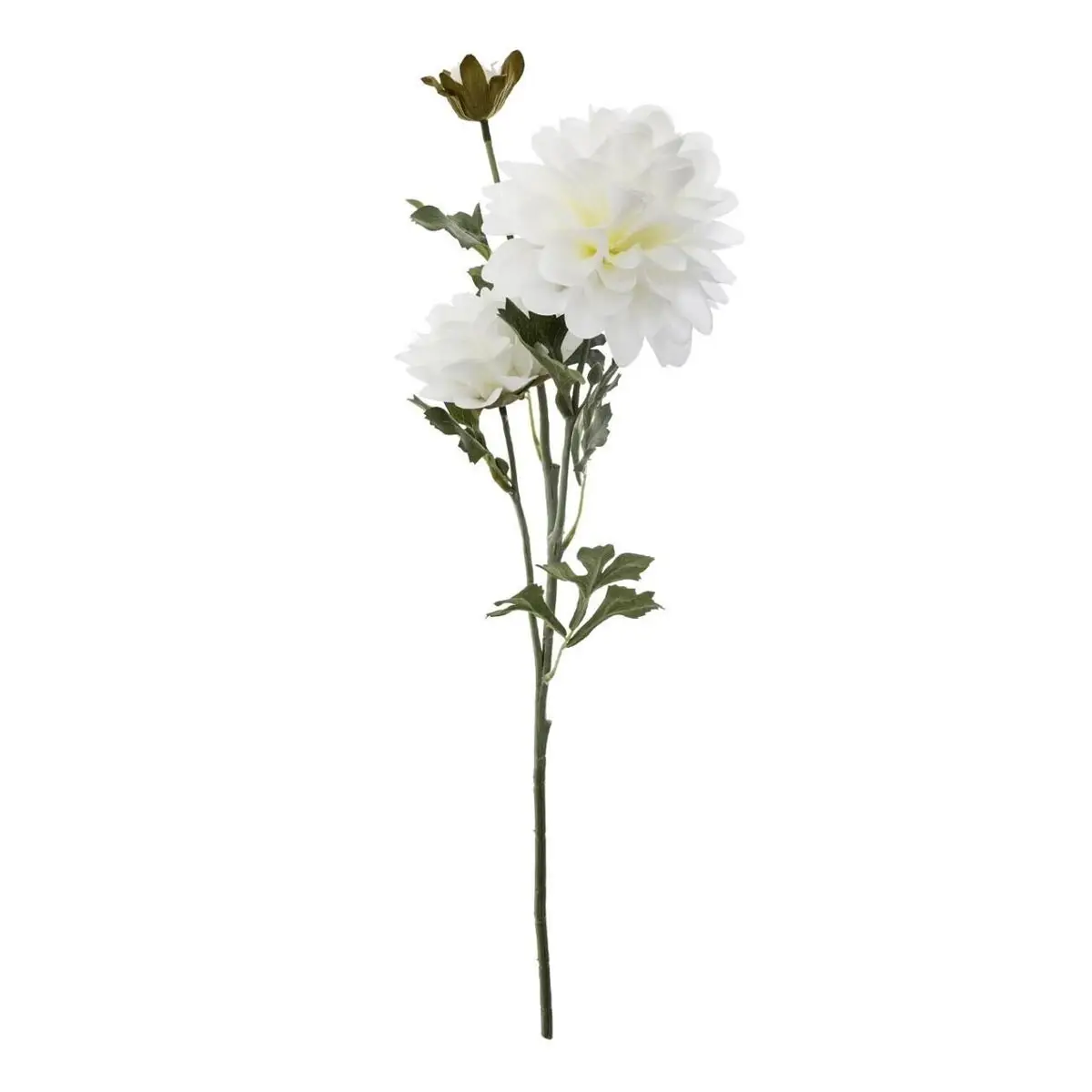 Fleur Artificielle «Dahlia» 62cm Blanc