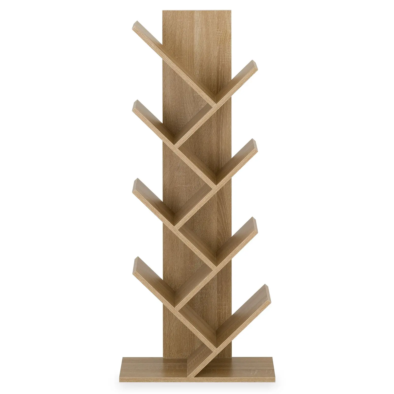 Étagère JULES en forme d’arbre, en bois – Coloris chêne sonoma