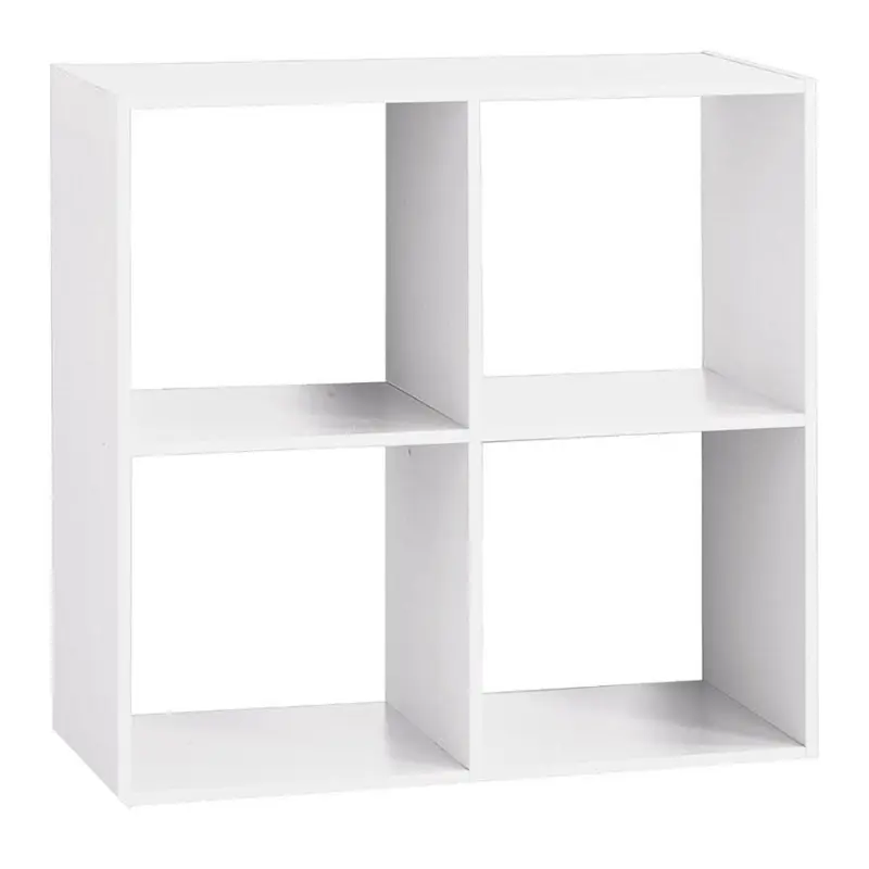 Étagère en bois 4 cases Mix coloris blanc 5five