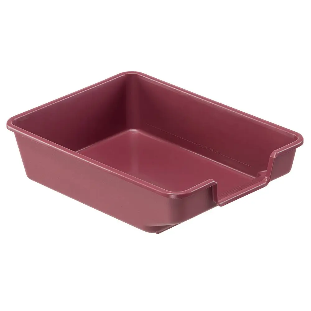 Ferplast Bac à litière pour chat, toilettes ouvertes pour chat, avec Bords hauts, Entrée Basse, 37 x 27 x h 8 cm, WEEKEND Bac litiere lapin, pour