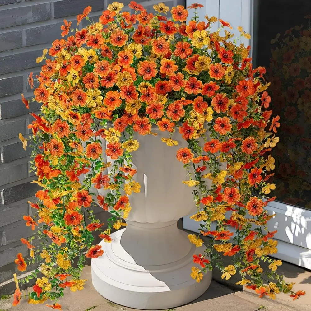 Fleurs Plastiques Artificielles pour Phalaenopsis 2 pièces MCBOSON