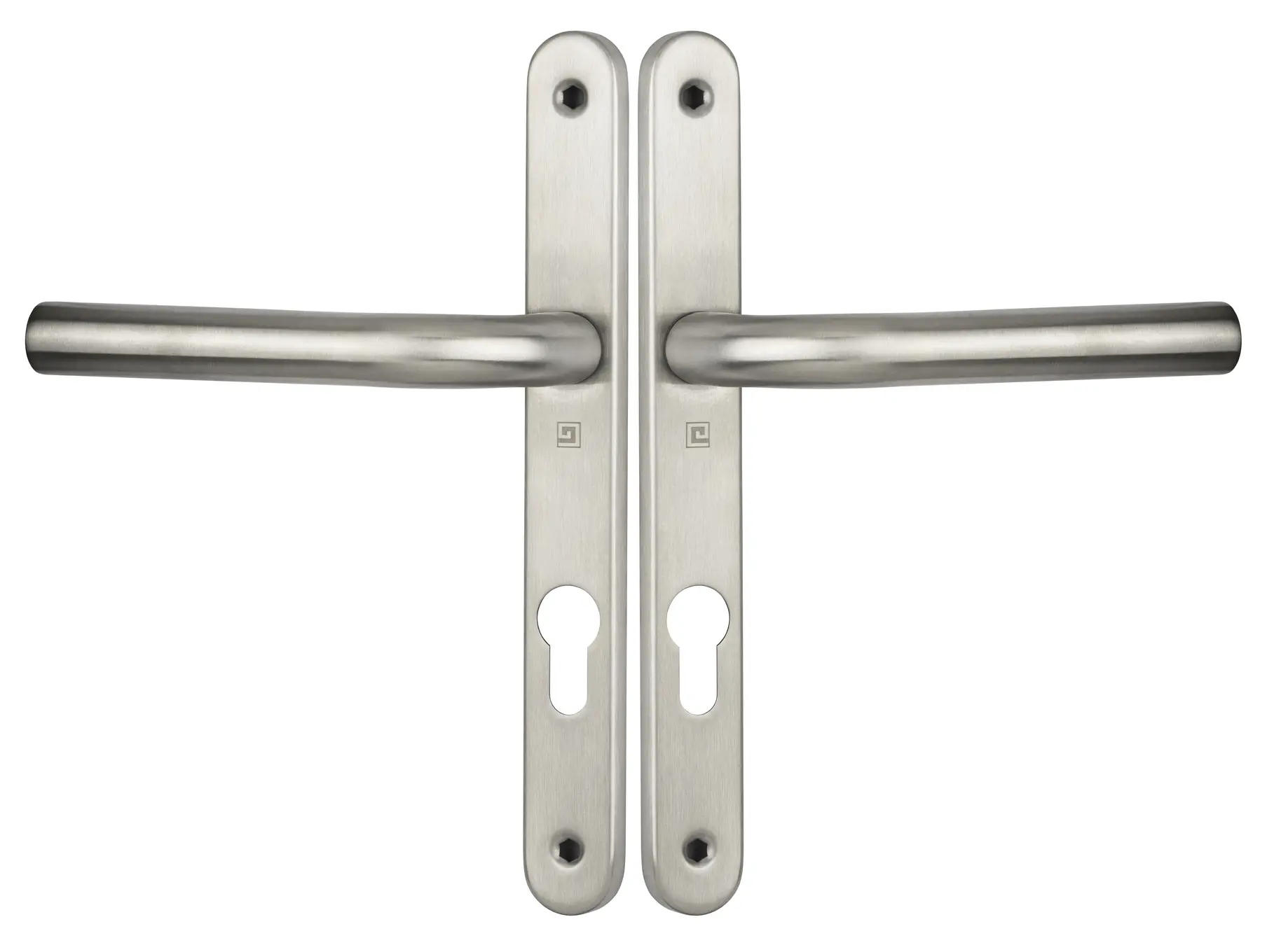Ensemble double 1194 entraxe 70mm sur plaque étroite clé I – HERACLES – B-INOX-PE01