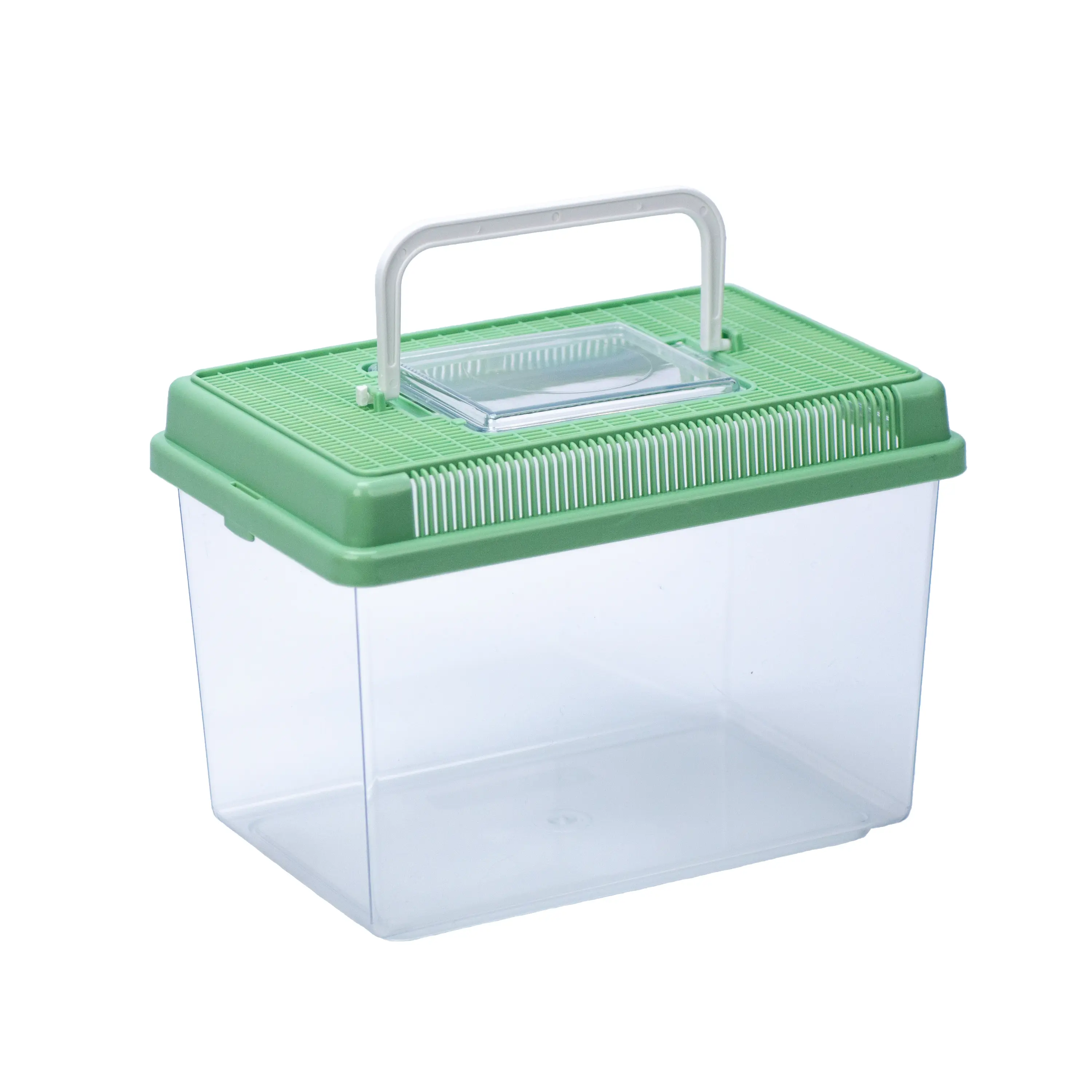 Ferplast Aquarium en plastique pour poissons GEO MEDIUM Bac 2,5 L Conteneur pour petits animaux, aquarium, terrarium, insectes, bac à tortues,
