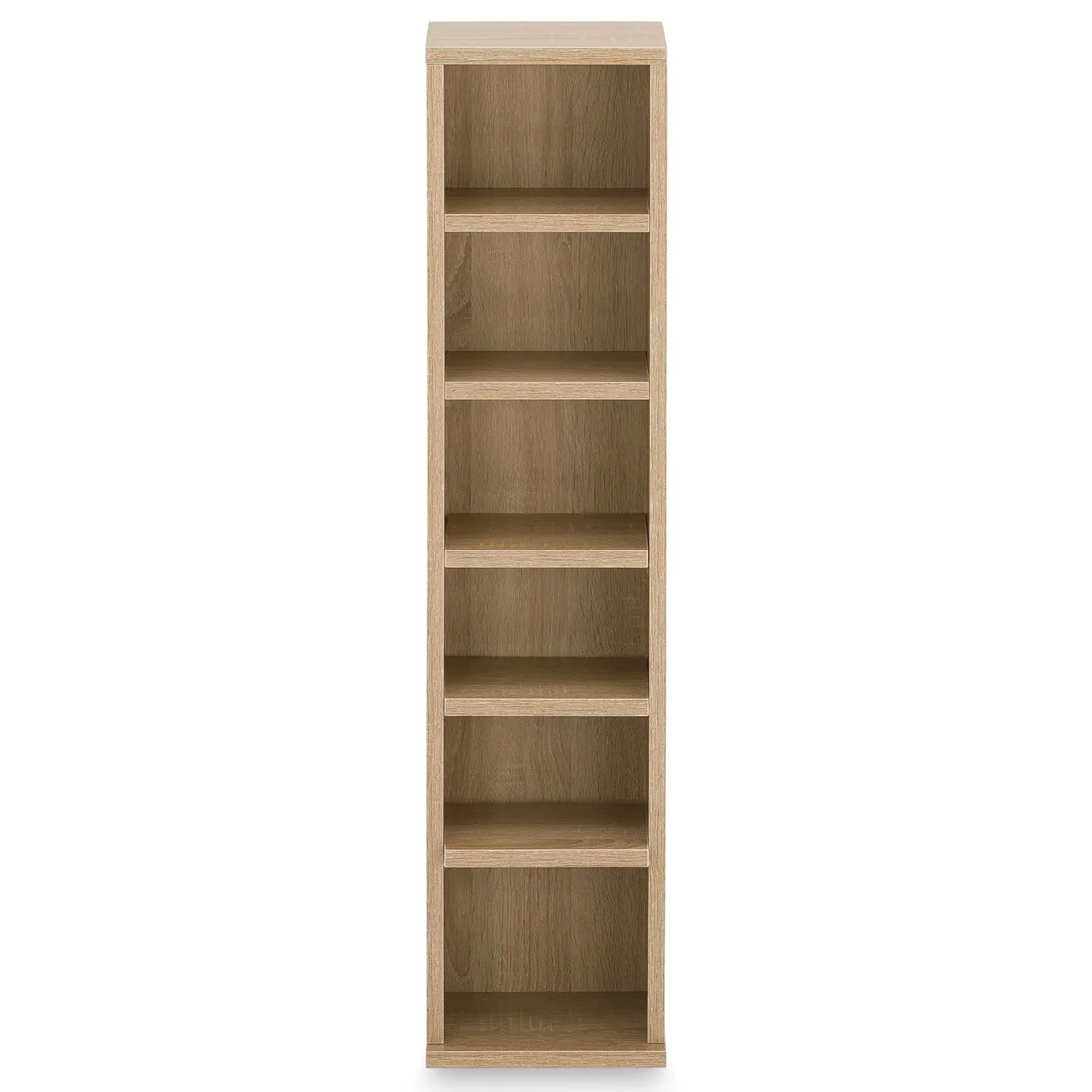 Étagère pour CD et DVD MELODIE, en bois – Coloris chêne sonoma