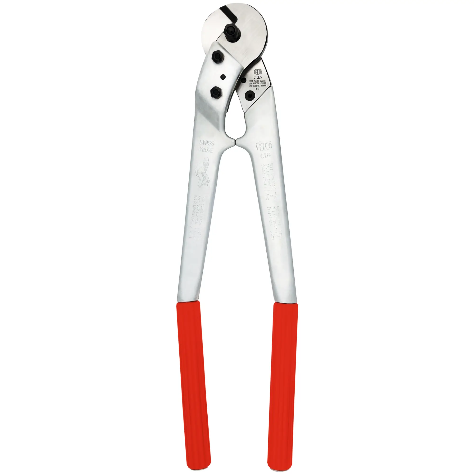 FELCO Coupe-câbles n° C16E (Diamètre de coupe 20 mm, pour câbles électriques, poignées en aluminium forgé, lames en acier) FELCO C16E