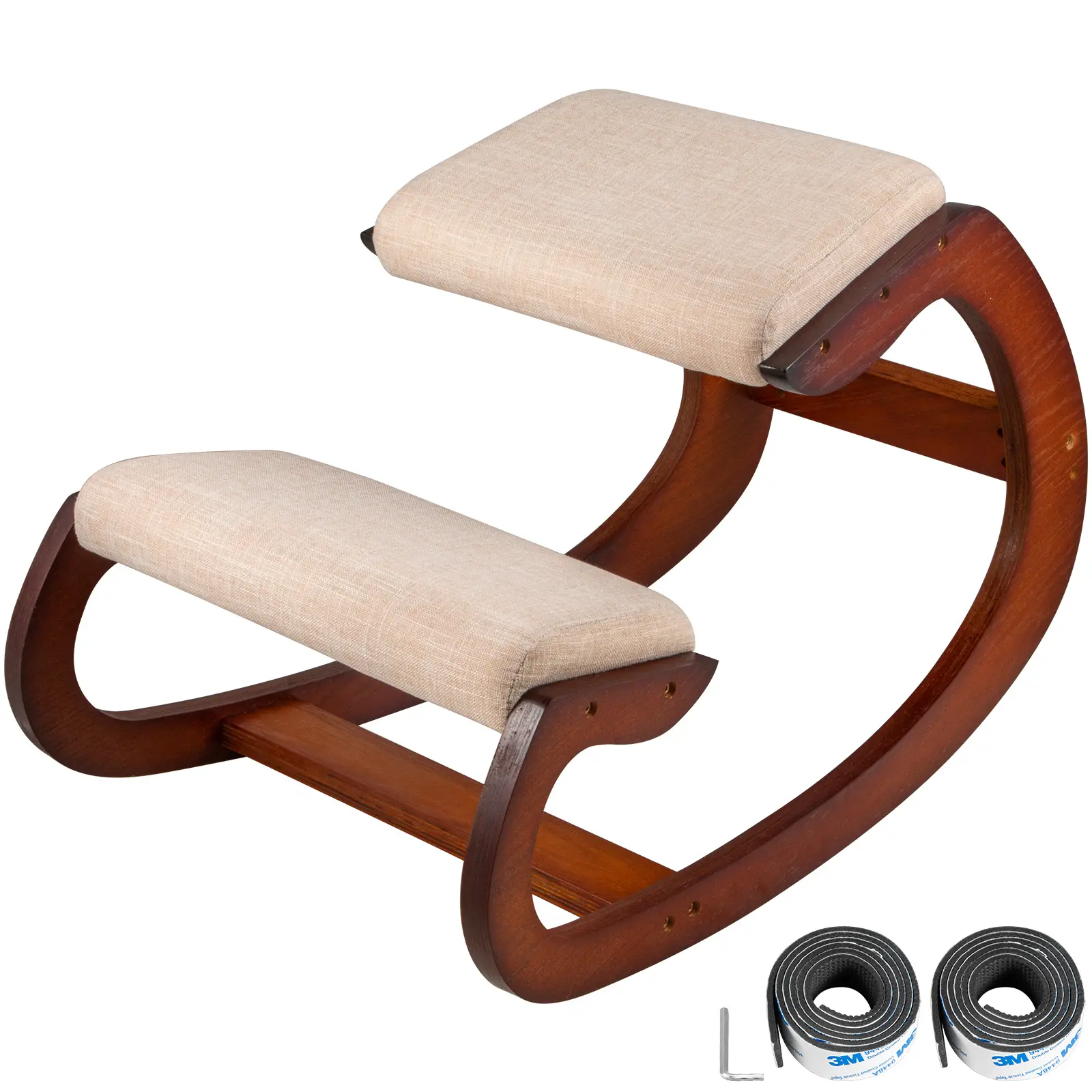 VEVOR Fauteuil ergonomique à genoux, lourd duty. Meilleure posture, pliable. Bureau, méditation.