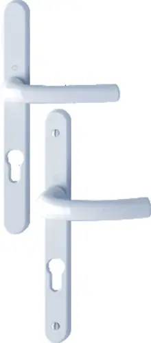 Ensemble étroit TOKYO entraxe 70mm type CLE I finition argent – HOPPE – 2911465