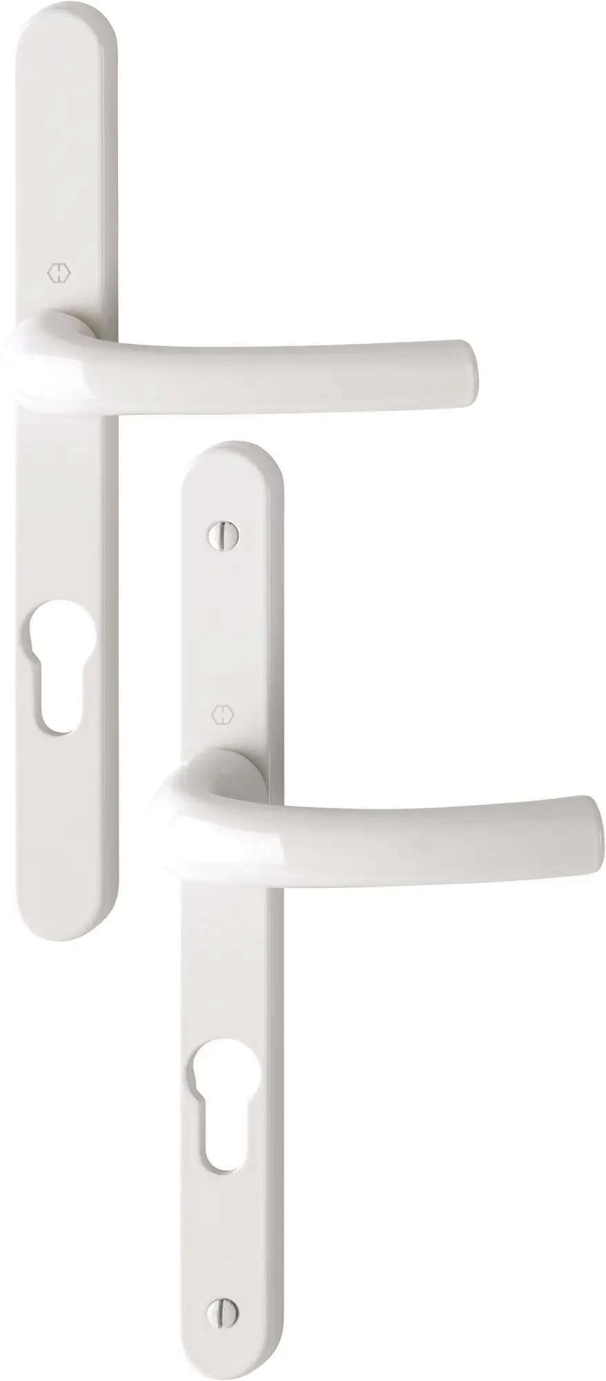 Ensemble étroit SR TOKYO entraxe 70mm type CLE I finition blanc – HOPPE – 1782833