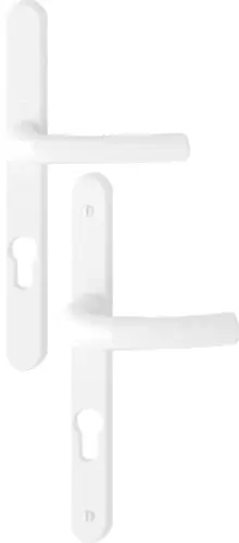 Ensemble étroit TOKYO entraxe 70mm type CLE I finition blanc – HOPPE – 1741476