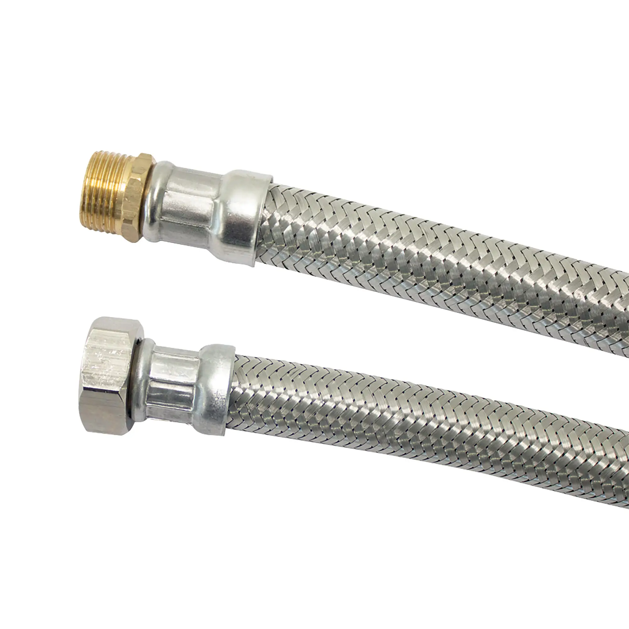 Flexible MÂLE-FEMELLE 30 cm BOUTTÉ – Ø13 mm avec filetage MÂLE 20×27 / FEMELLE 20×27
