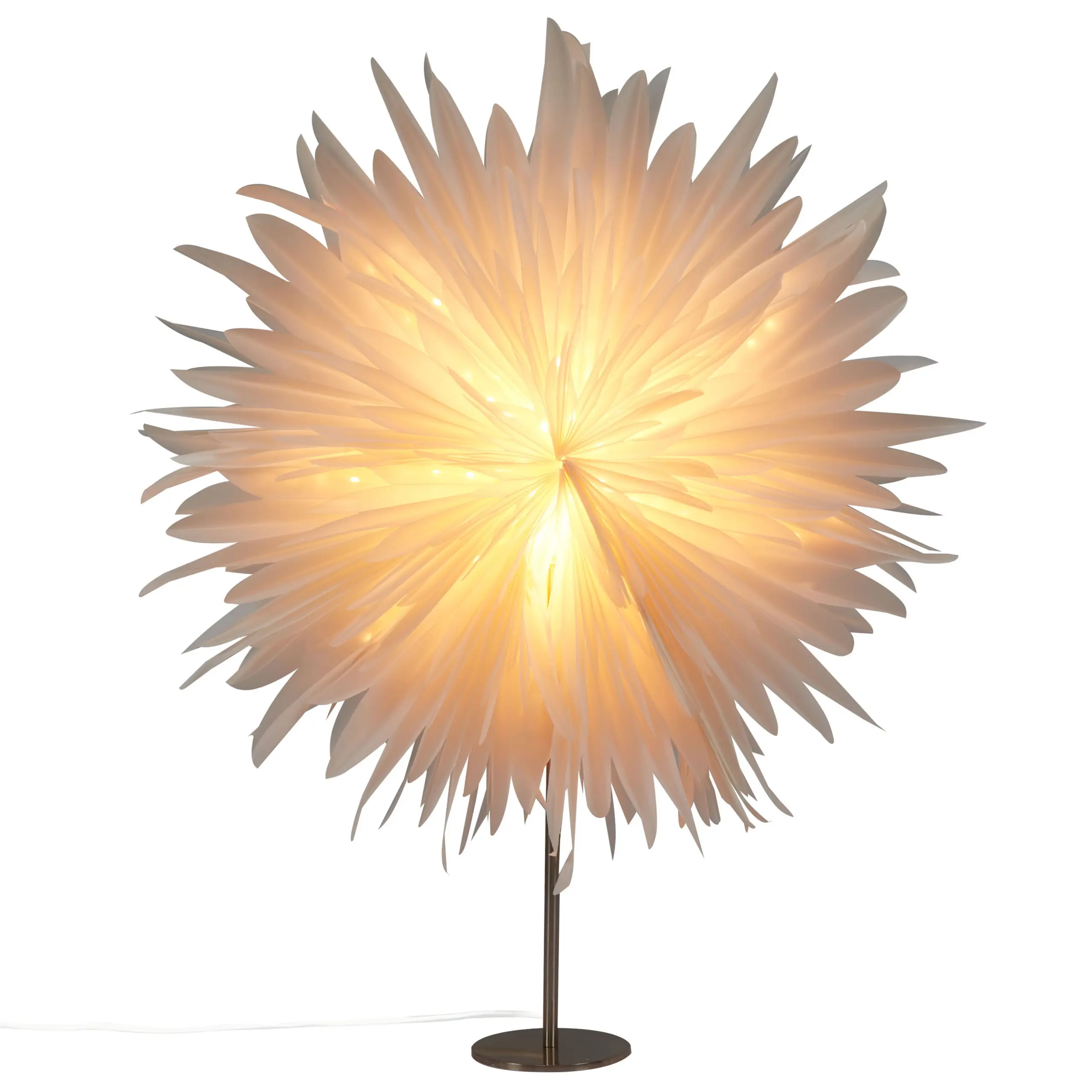 Lampe de chevet Papier Blanc SATOPANTH – Beliani