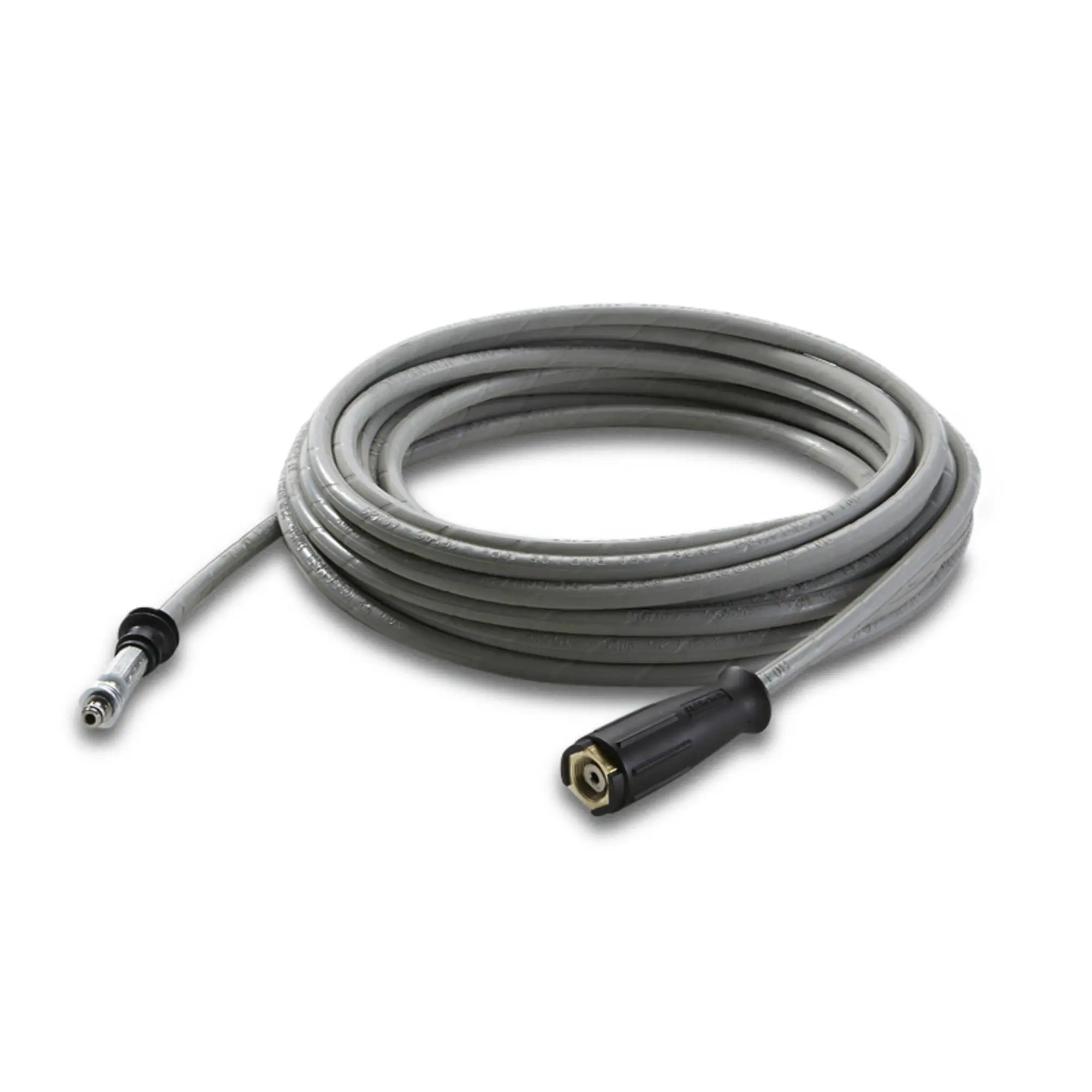 Flexible haute pression 15 m DN 6, raccord AVS dans le pistolet 11 mm, pour le secteur alimentaire, gris – 61100630 – Karcher