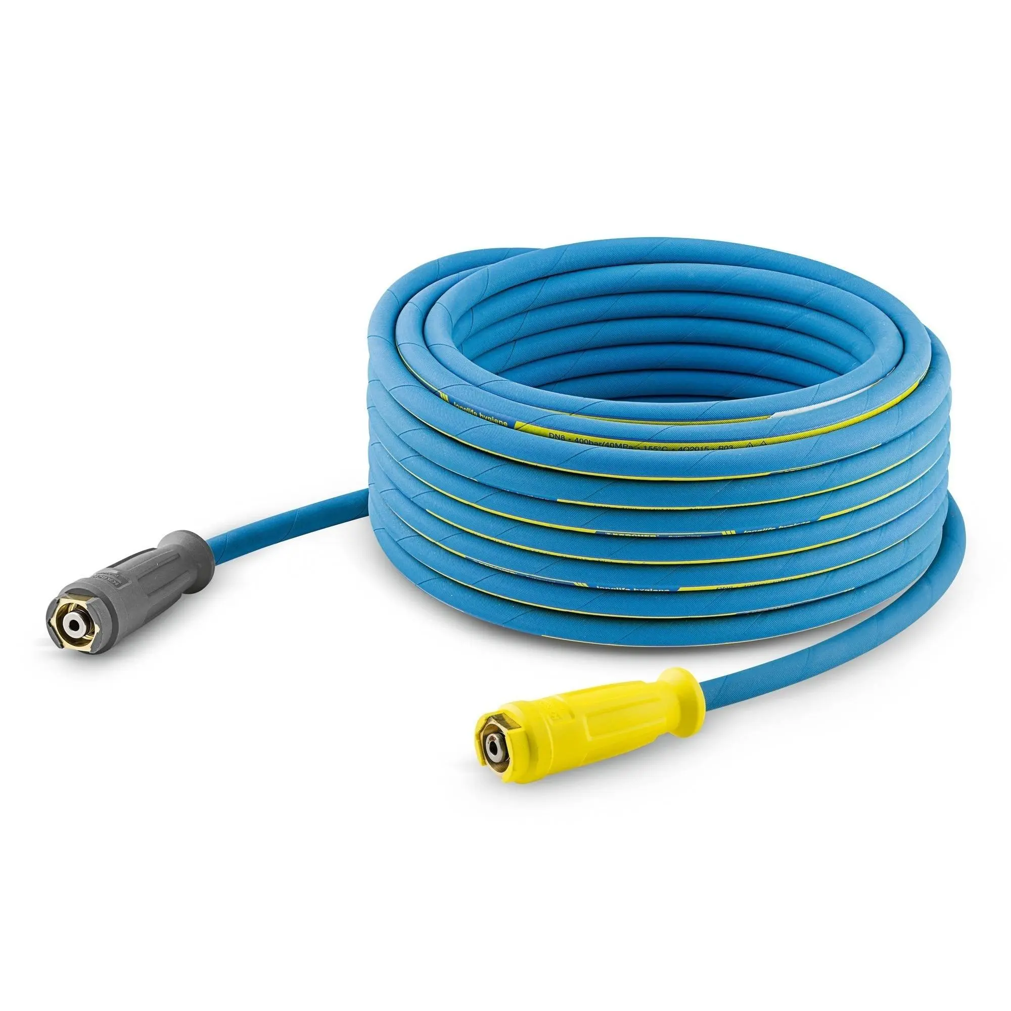 Flexible haute pression pour le secteur alimentaire 400 bar, 15 m, DN 6, raccord AVS sur le pistolet – 61100540 – Karcher