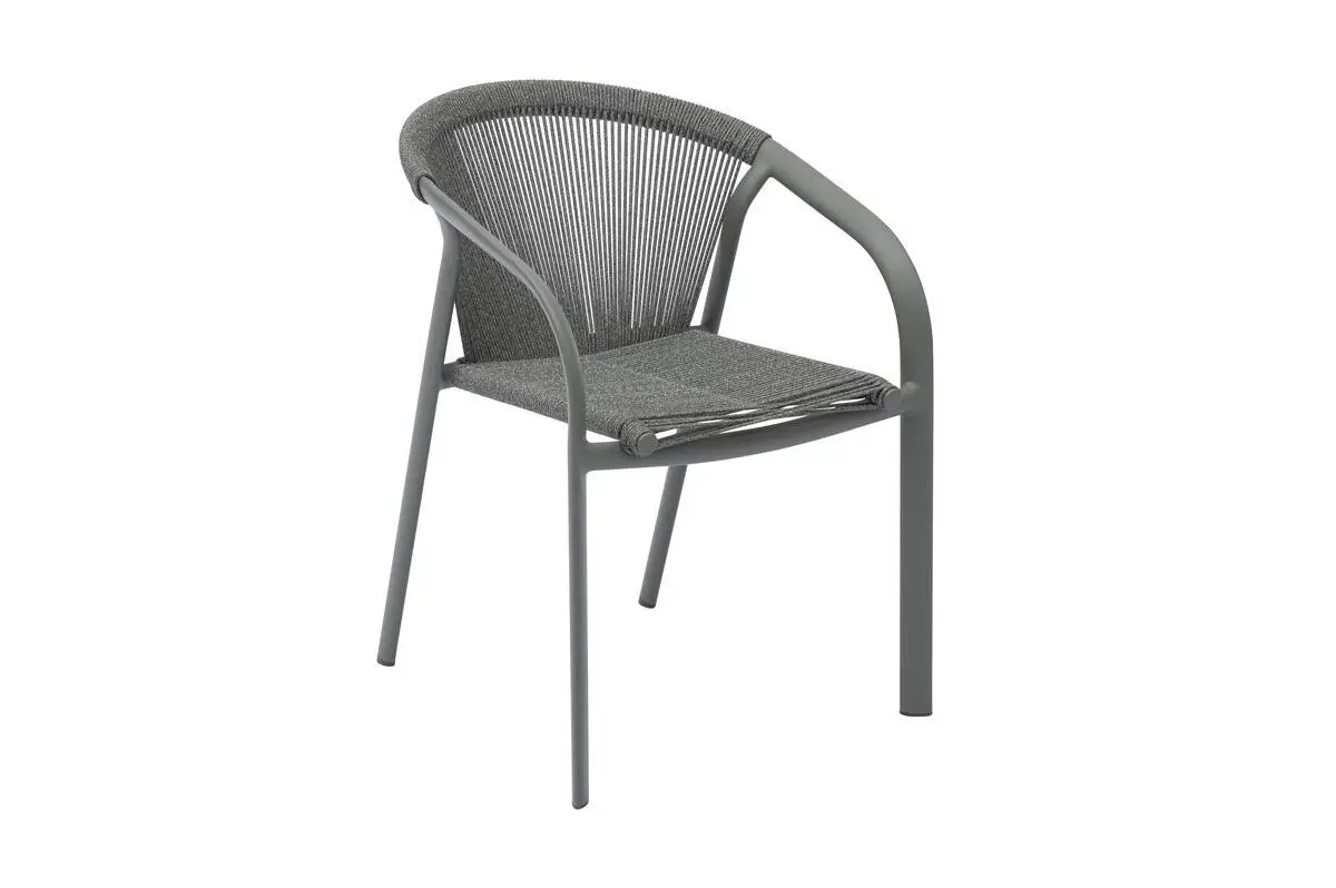 Fauteuil de jardin empilable Riu vert laurier Hespéride