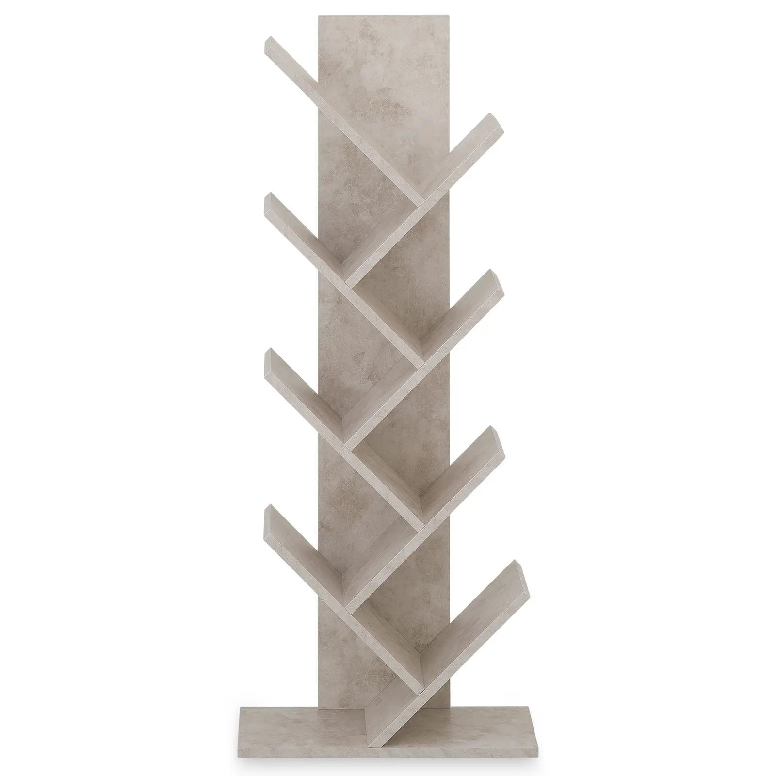 Étagère JULES en forme d’arbre, en bois – Coloris béton