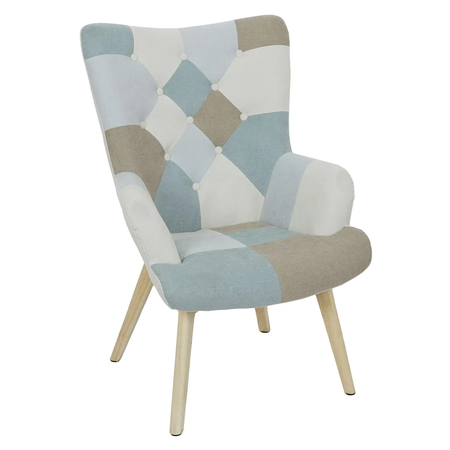 Fauteuil Helsinki Patchwork – Toilinux