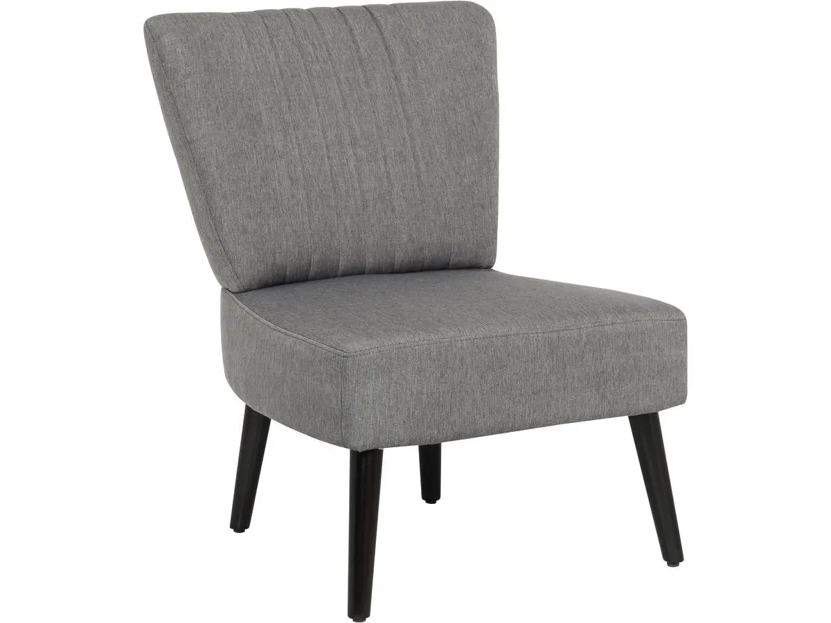 Fauteuil En Tissu «zoé» – 1 Place – Gris -habitat Et Jardin