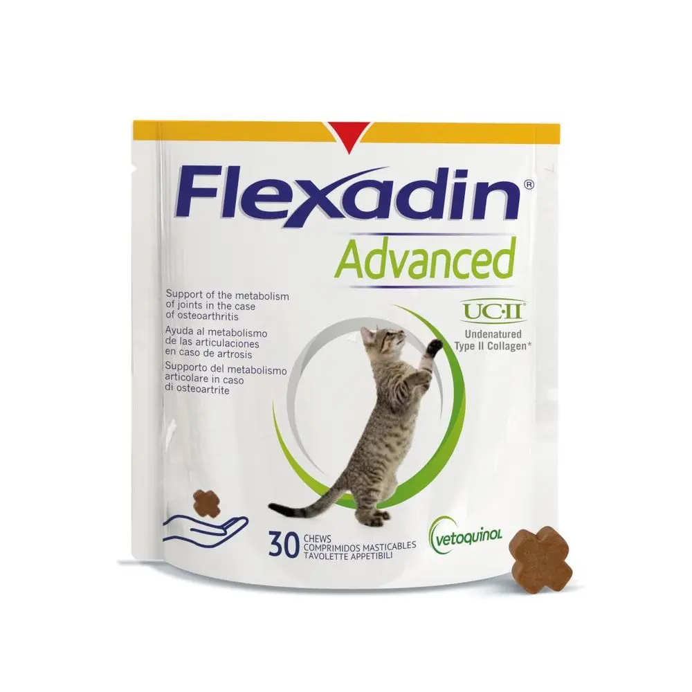 Flexadin Advanced Chew Chats – Vetoquinol 30 bouchées