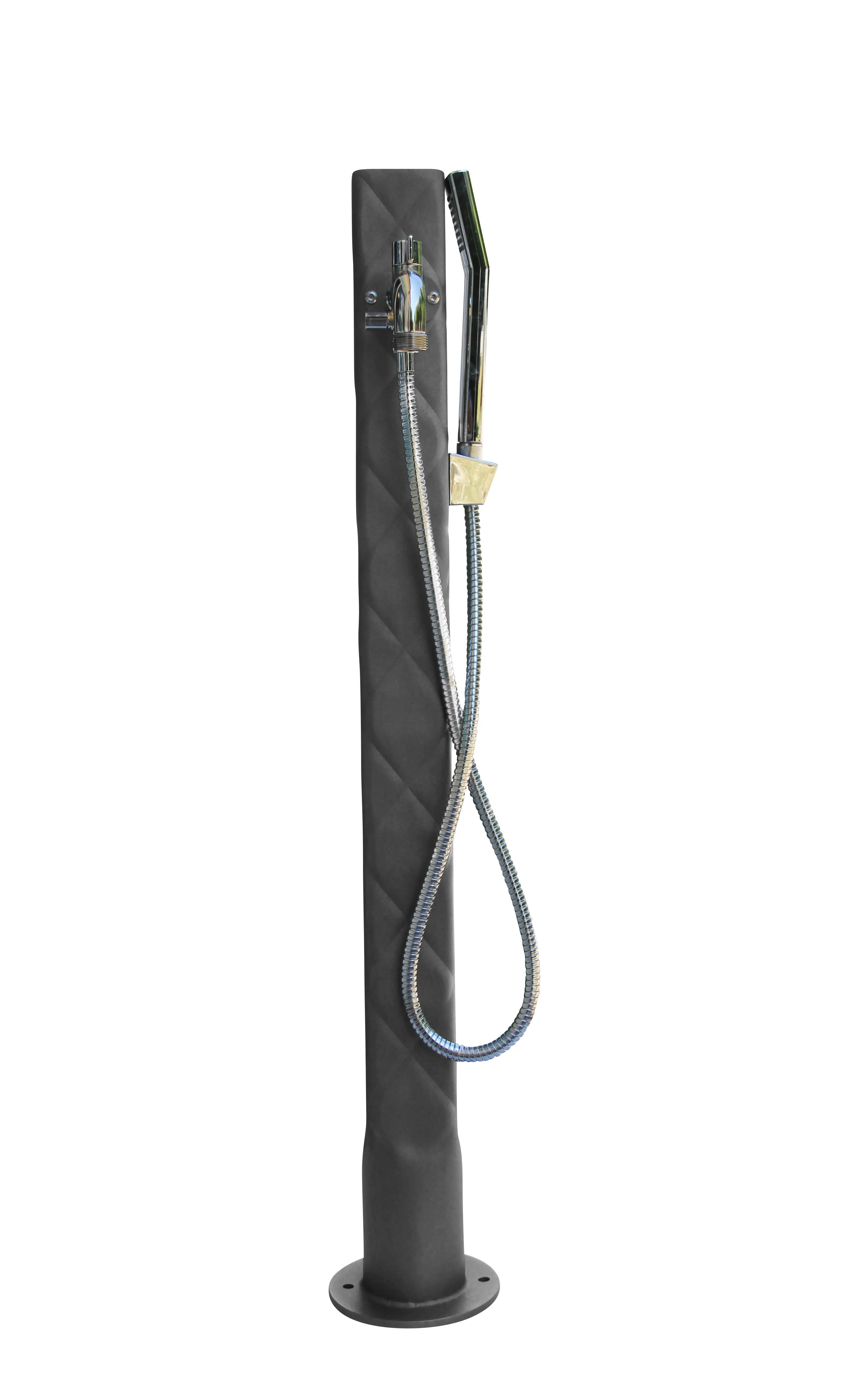Fontaine borne océane gris 4111 avec douche Dommartin H. 95cm X L. 15cm