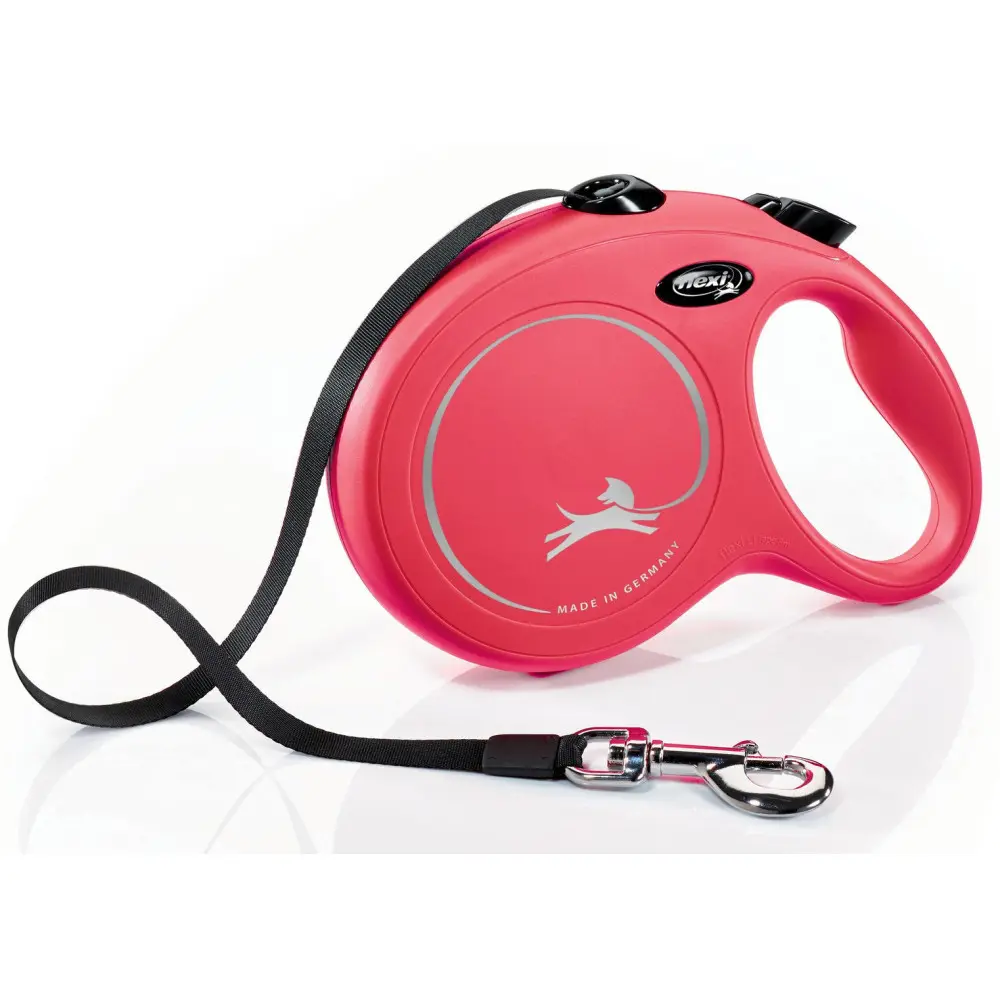 Flexi Classic L sangle 8 mètres rouge laisse pour chien max 50 kg.