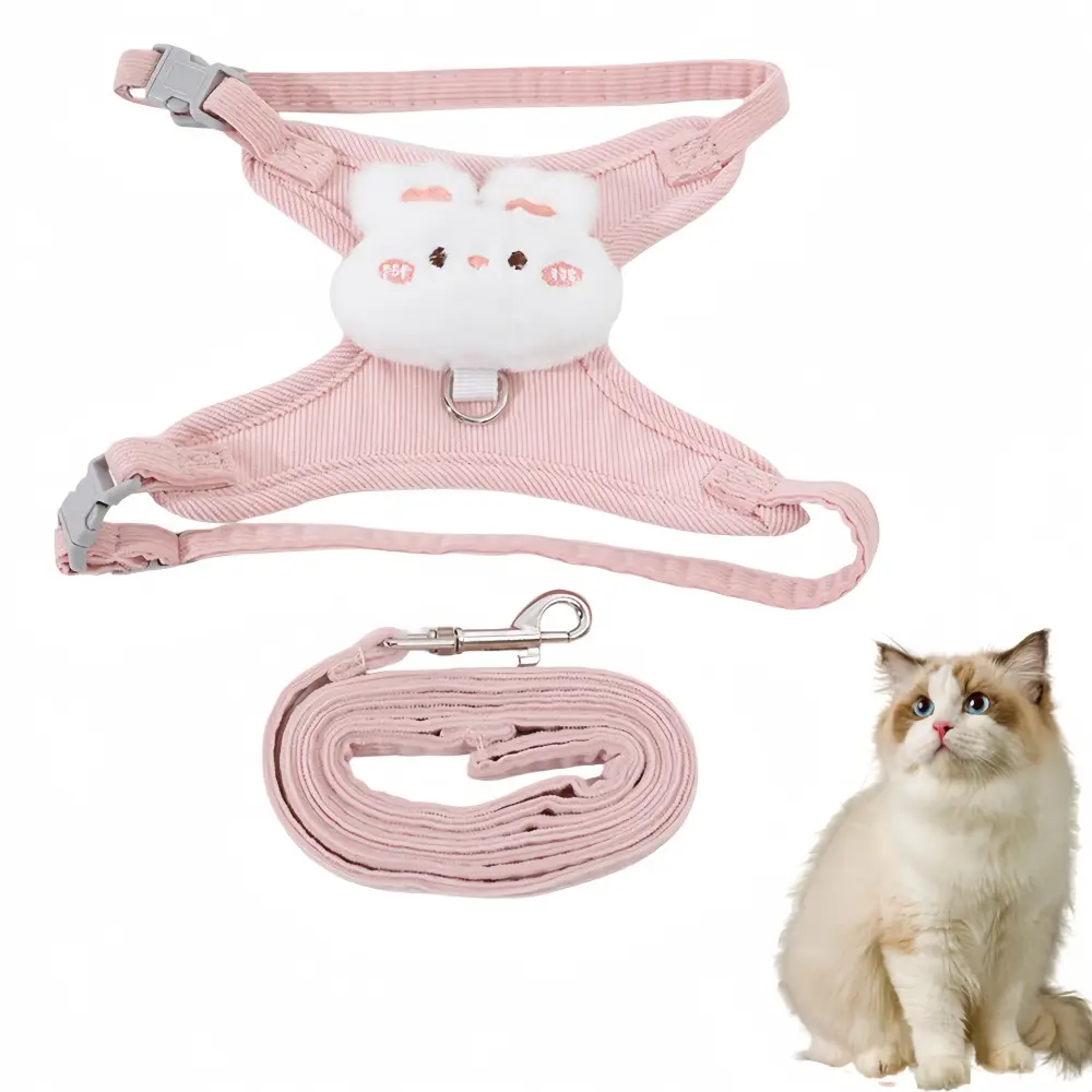 Ensemble harnais et laisse pour chat m MCBOSON