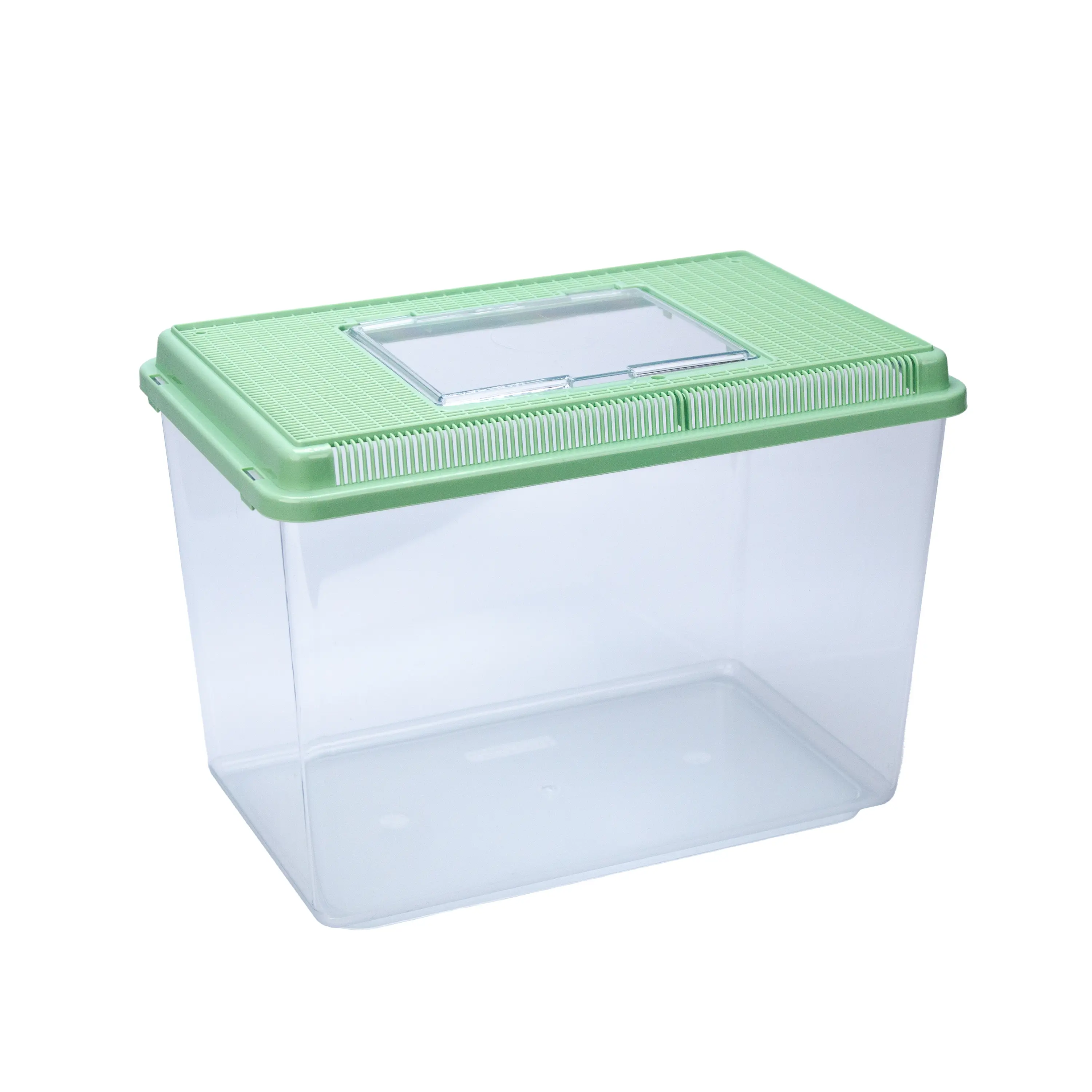 Ferplast Aquarium en plastique GEO MAXI Bac 21 L Conteneur pour petits animaux, aquarium, terrarium, insectes, bac à tortues, plastique robuste,