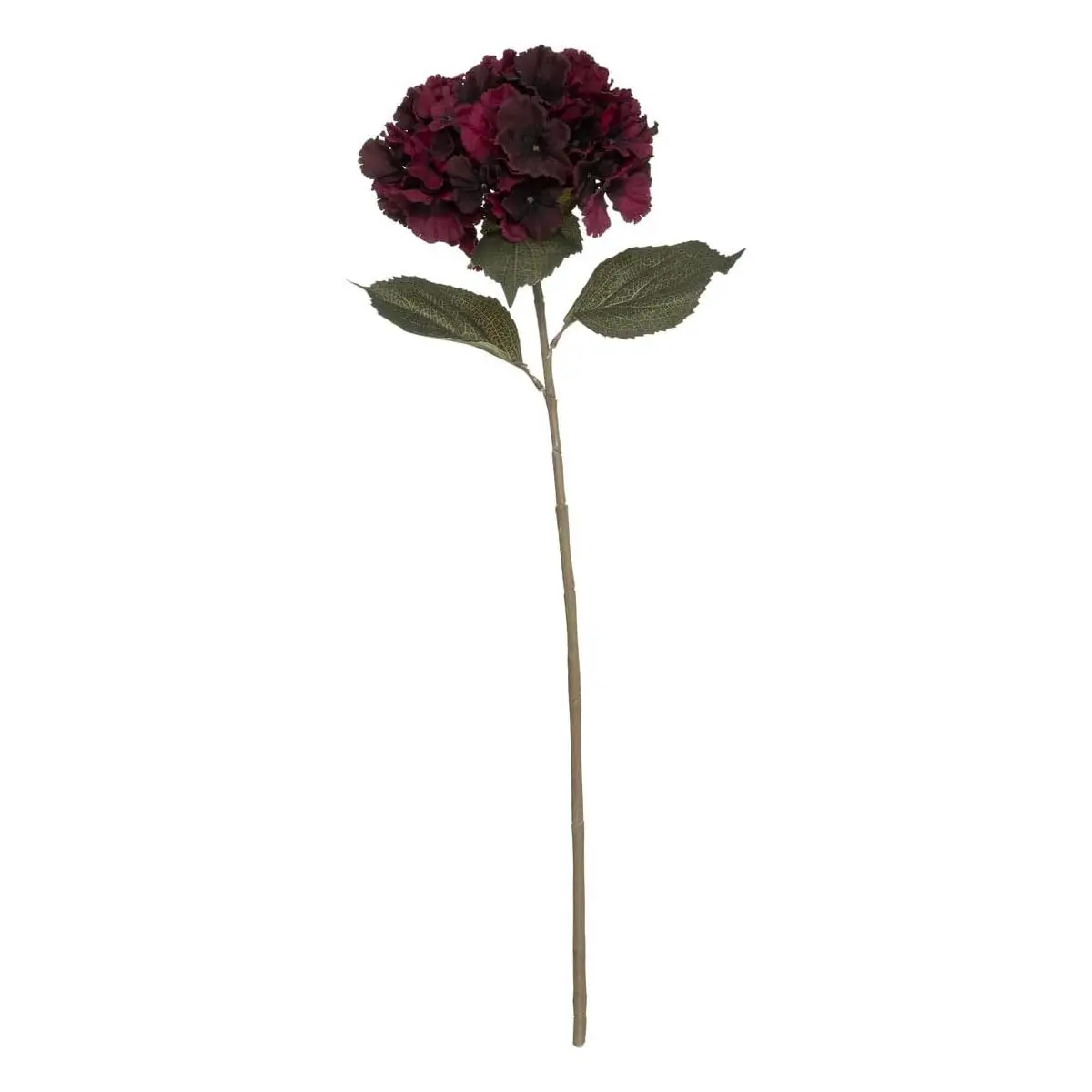 Fleur Artificielle «Hortensia» 83cm Rouge Foncé