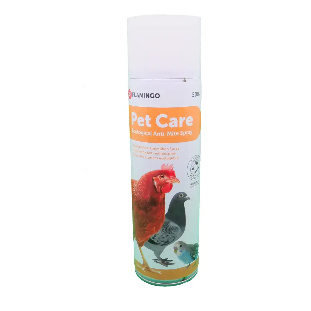 Flamingo – Spray contre poux rouges, puces, anti- acarien 500 ml