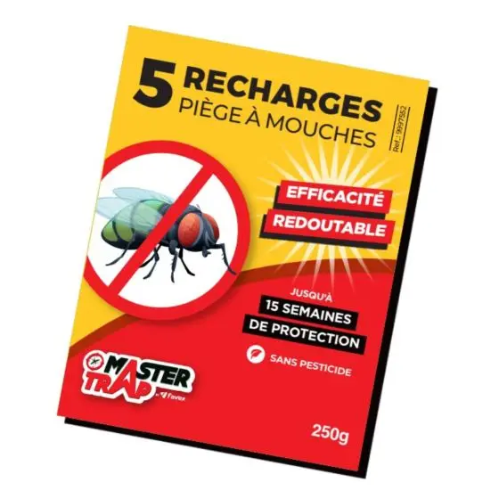 FAVEX – 5 recharges anti-mouches – master Trap